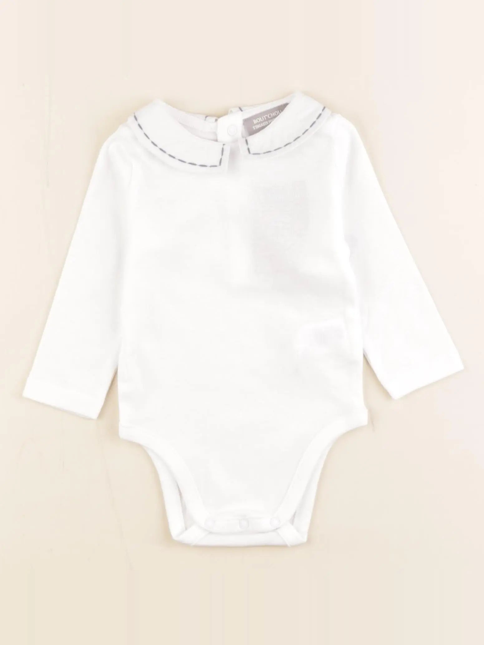 Boutchou - body à col blanc - 6 mois