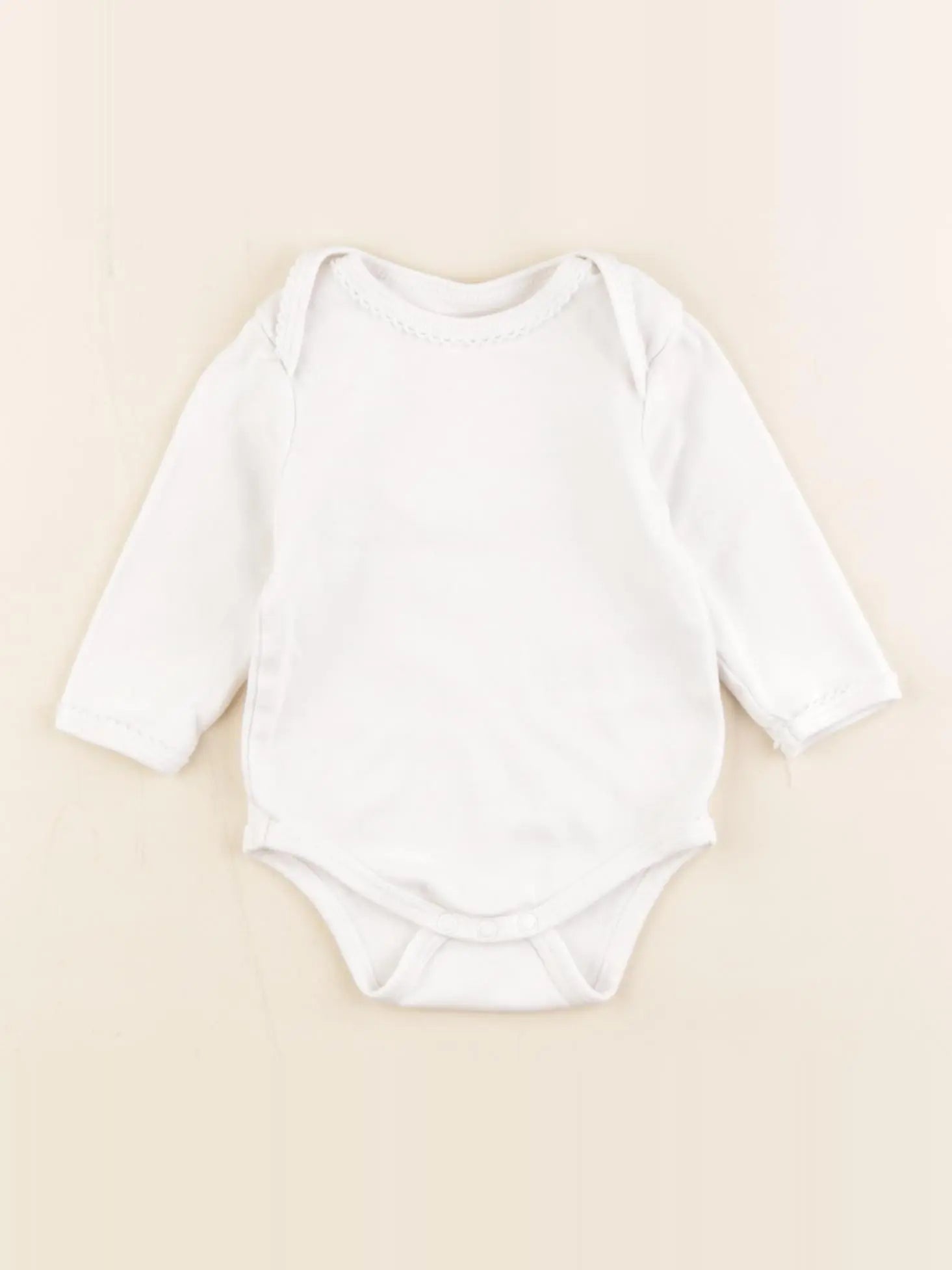 Vertbaudet - body blanc - 6 mois