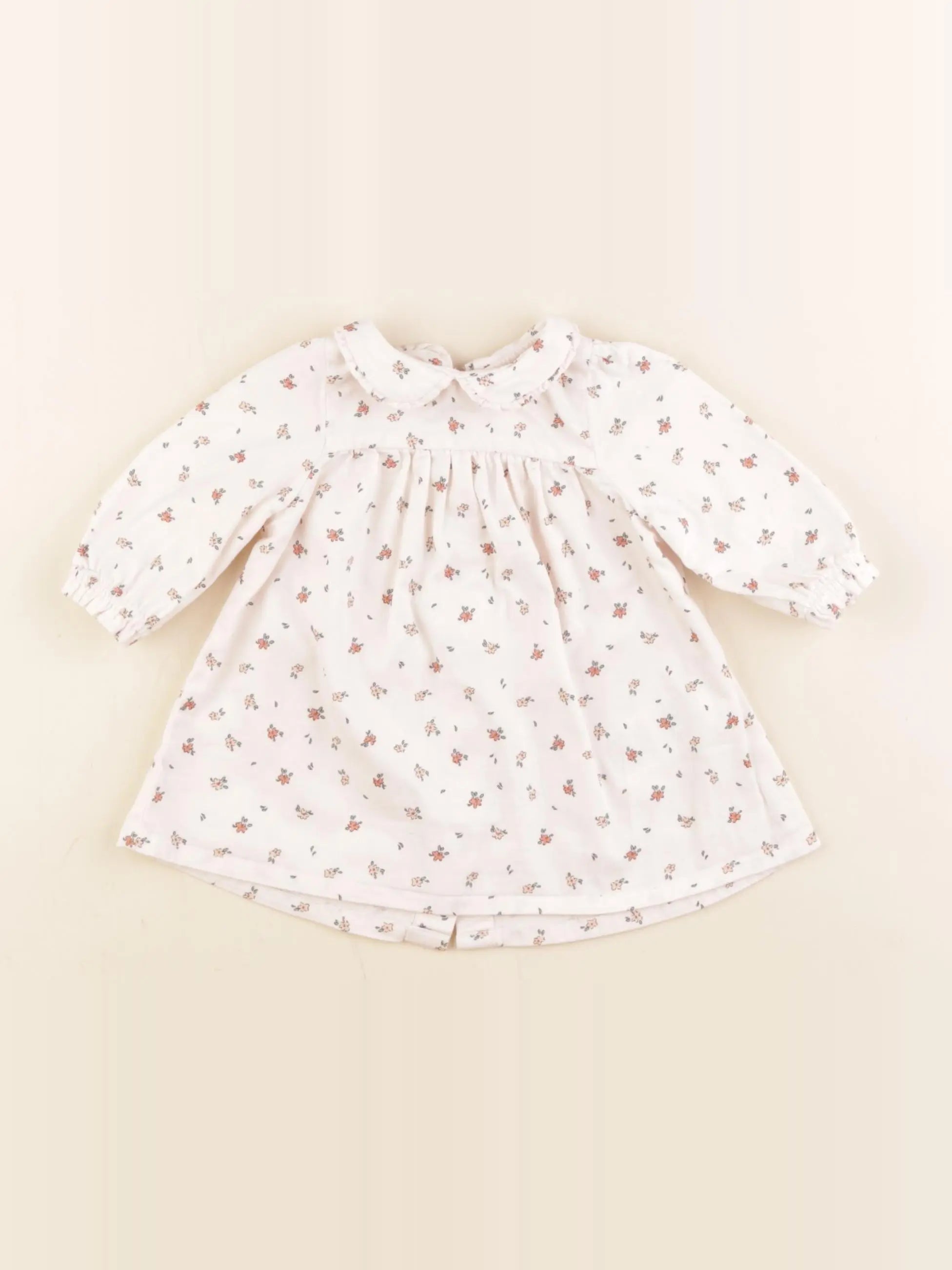 Vertbaudet - robe blanc - 1 mois