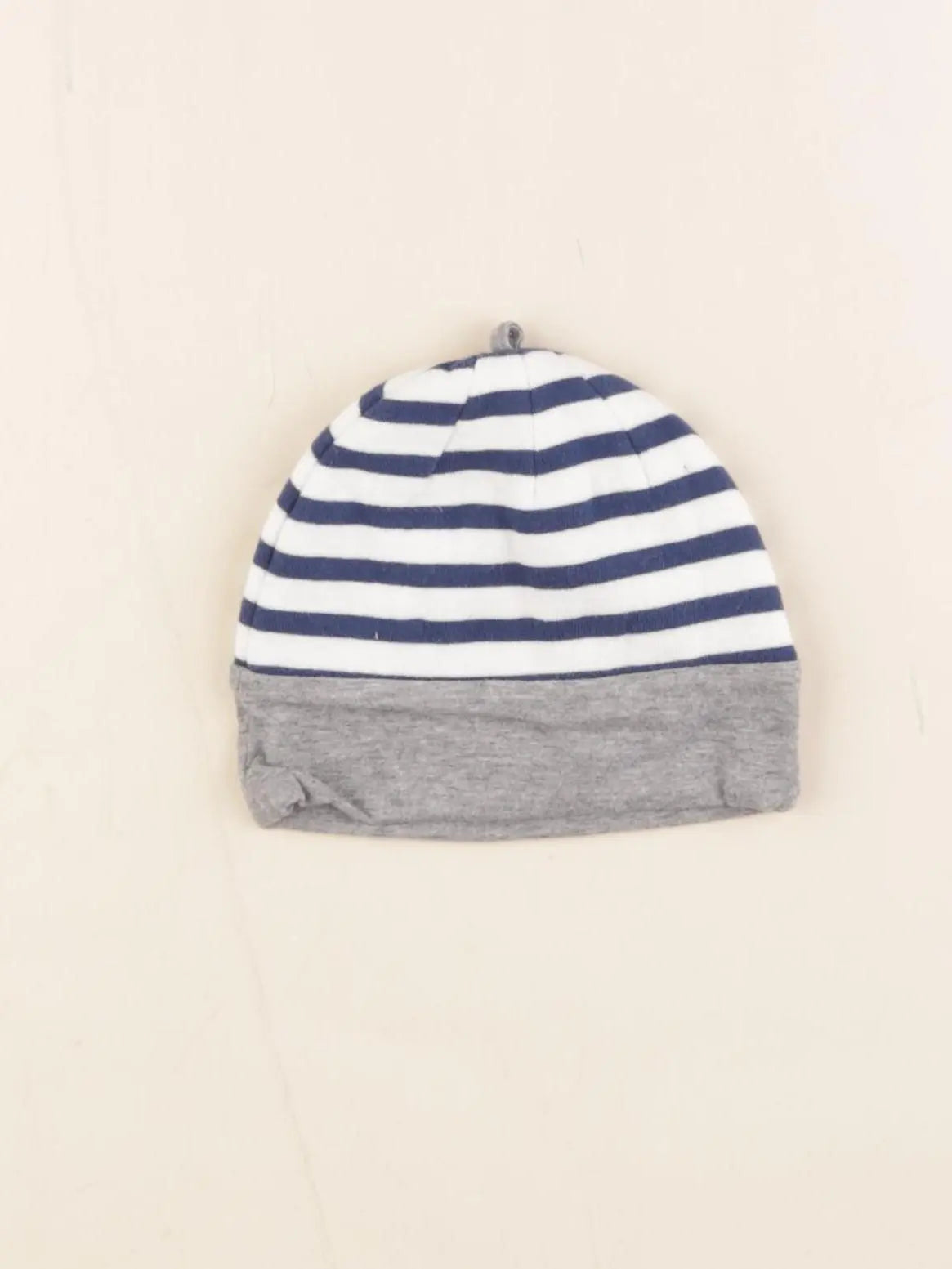 Vertbaudet - bonnet bleu, blanc - 1 mois