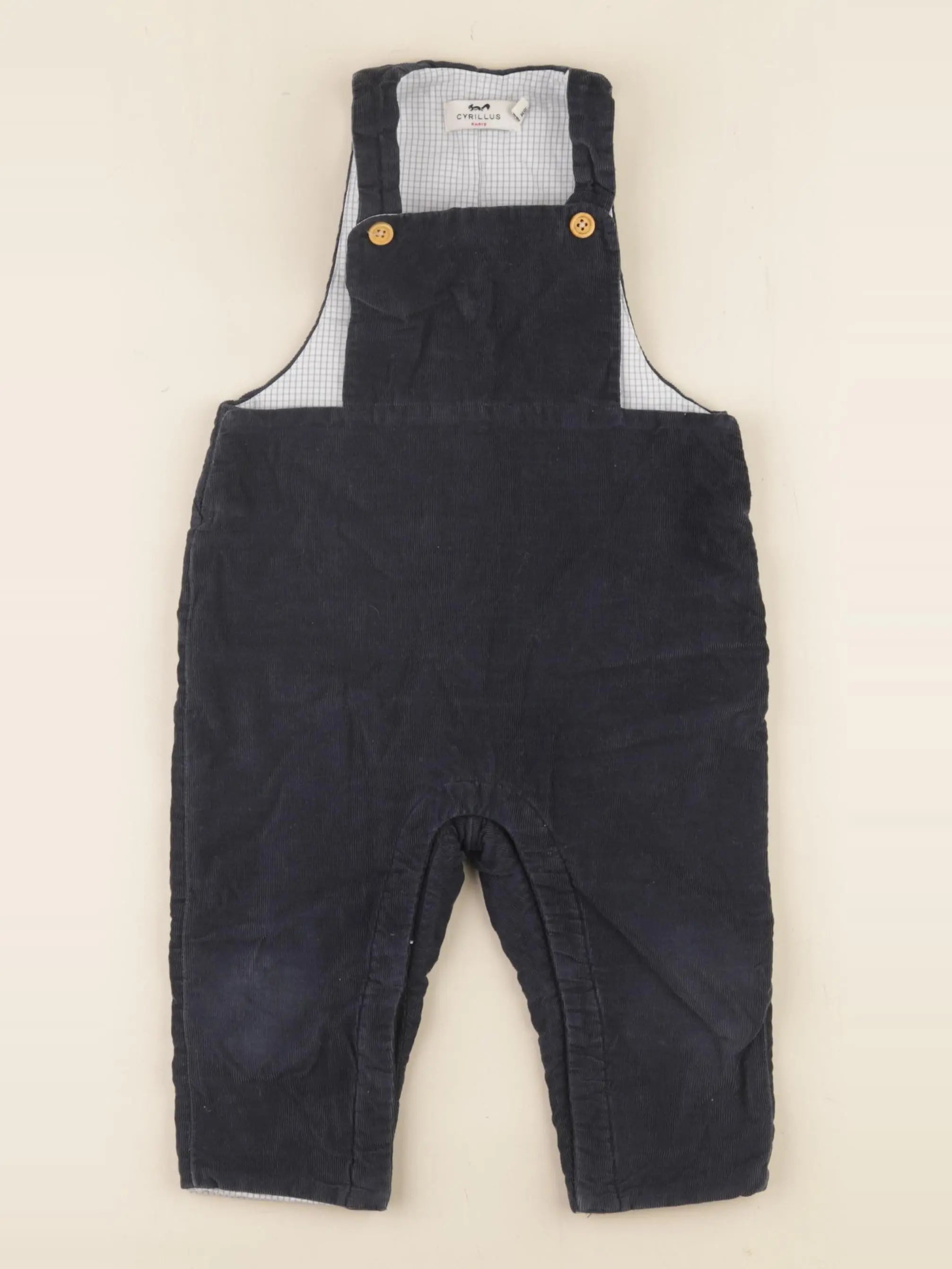 Cyrillus - salopette bleu - 18 mois