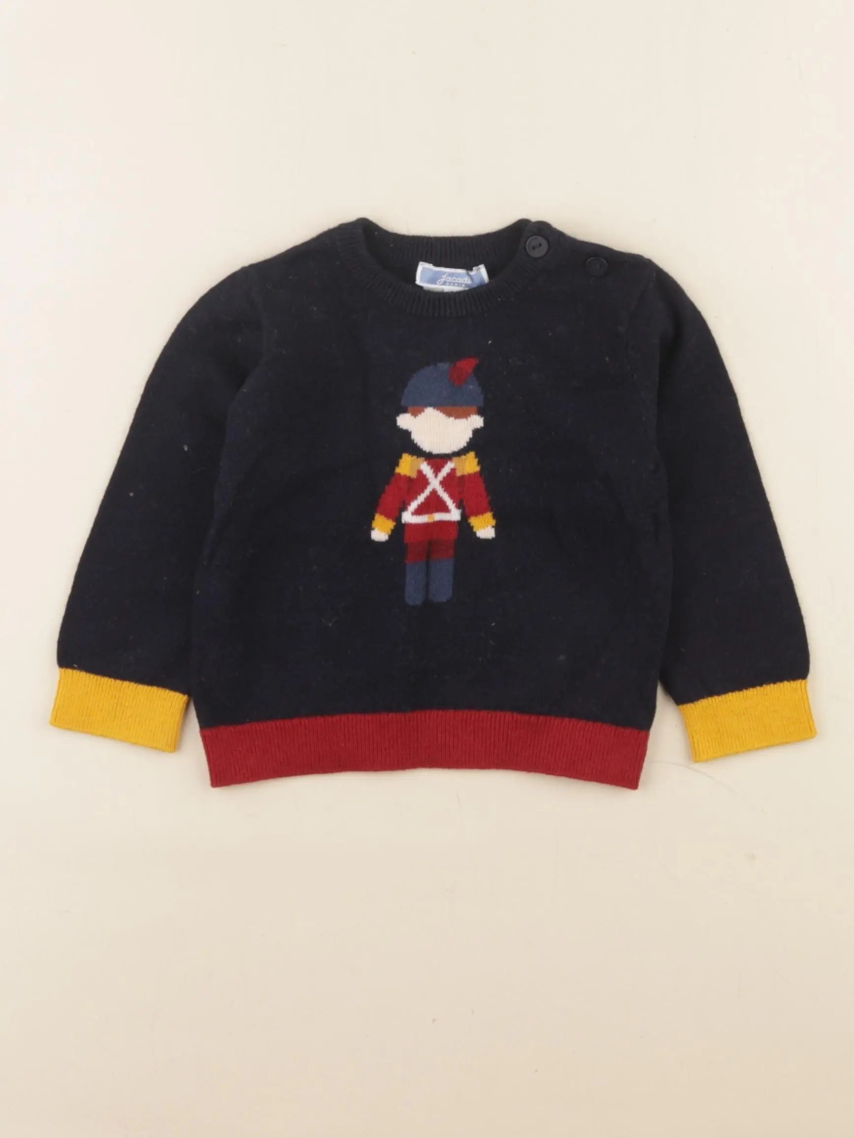 Jacadi - pull bleu - 12 mois