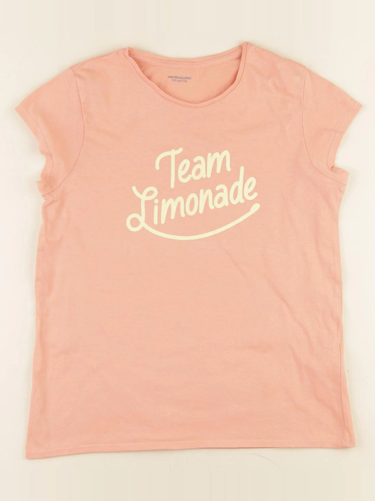 Vertbaudet - tee-shirt orange - 12 ans