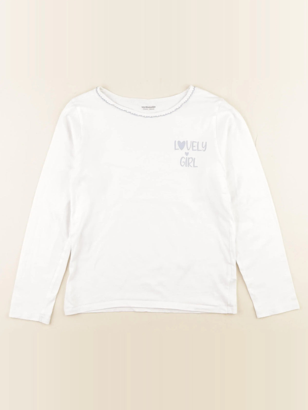 Vertbaudet - maillot de corps blanc - 10 ans