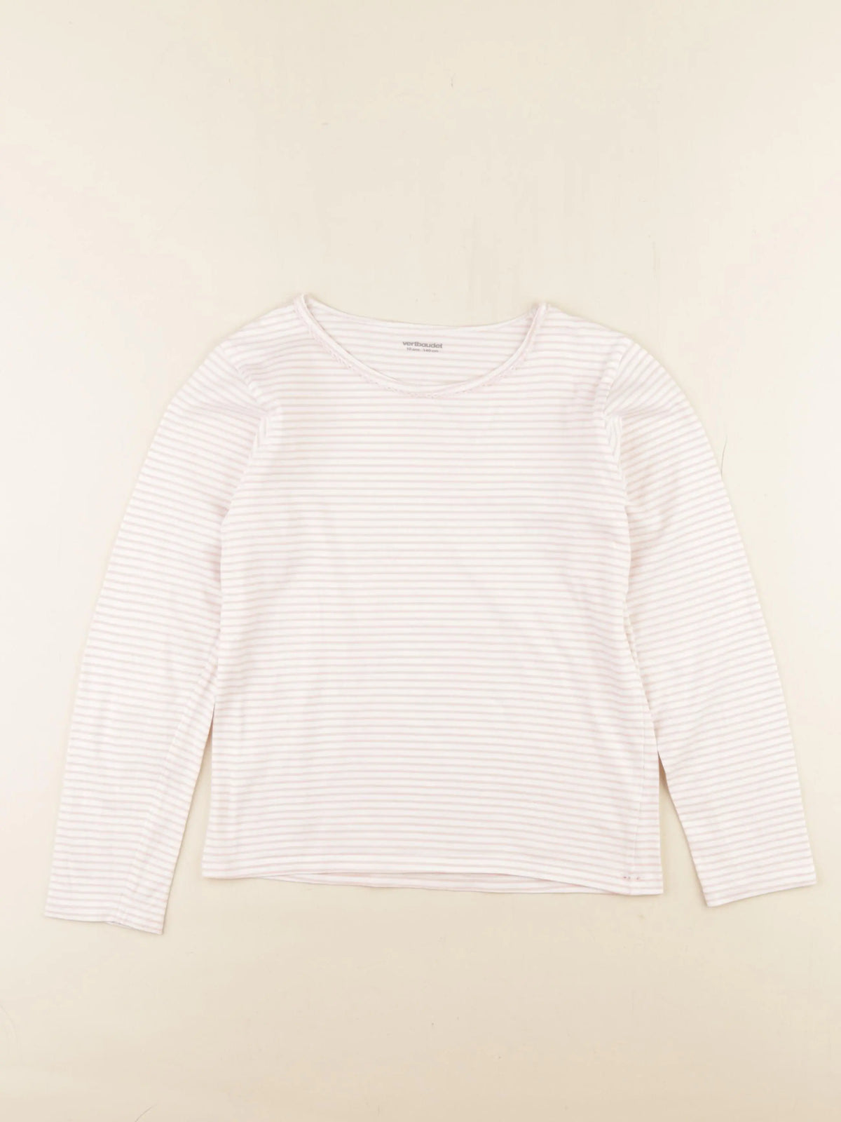 Vertbaudet - maillot de corps blanc, rose - 10 ans