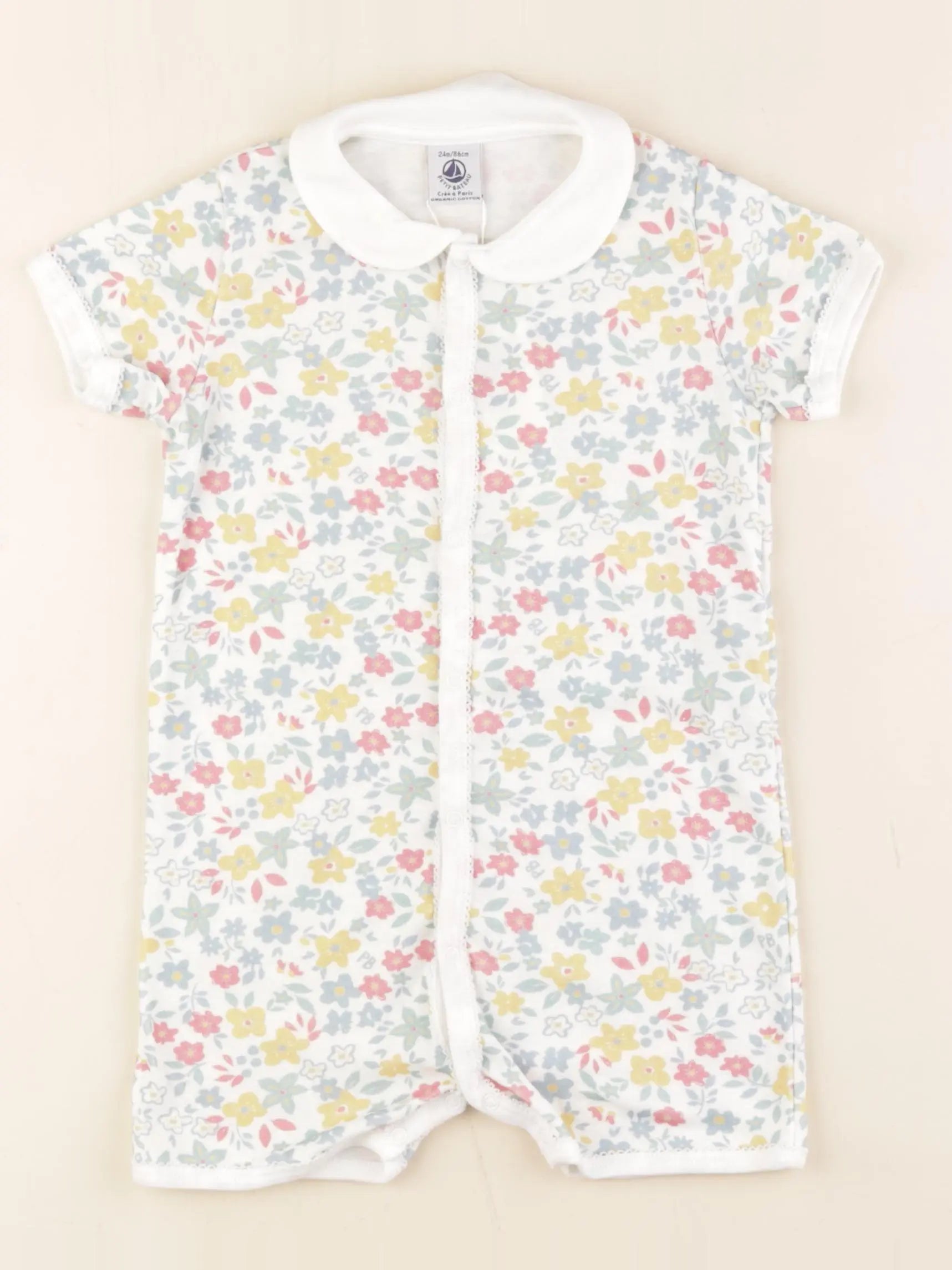 Petit Bateau - pyjama coton multicolore - 24 mois