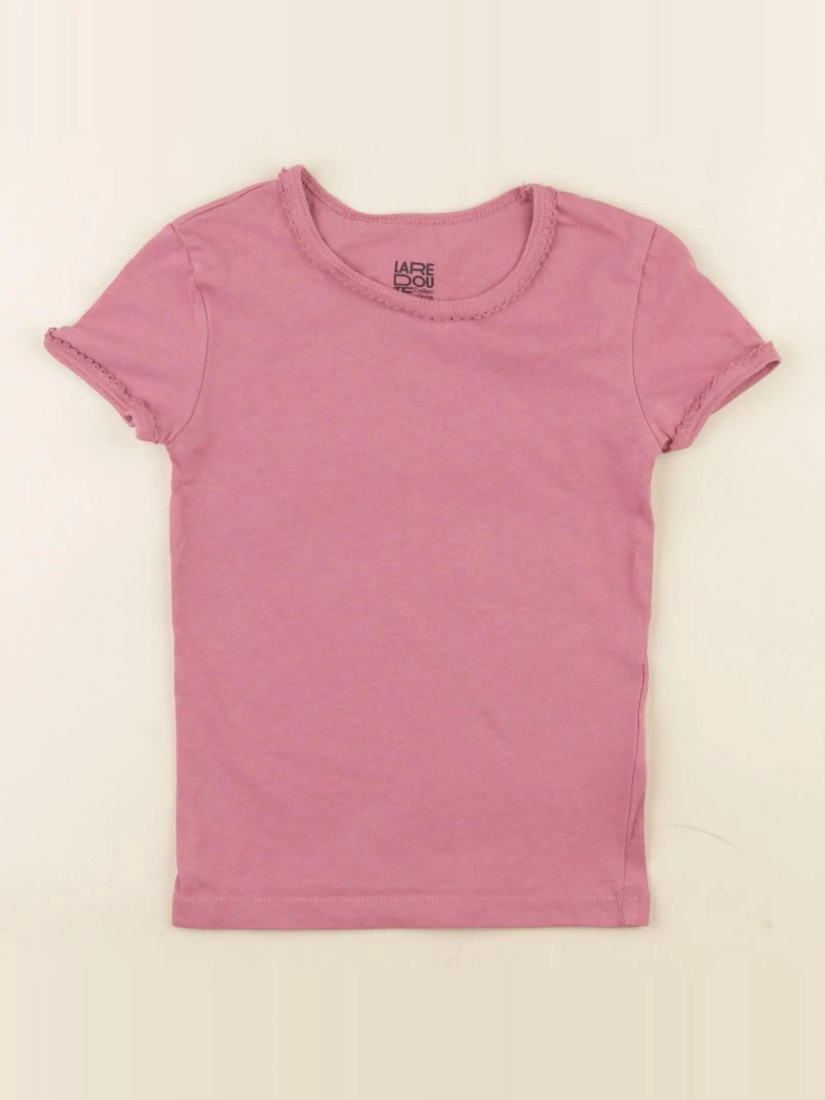 La Redoute - maillot de corps rose - 4 ans