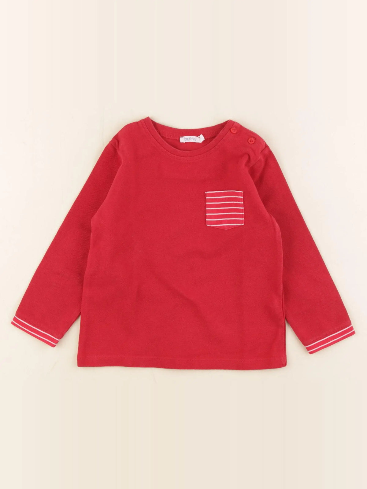 Boutchou - tee-shirt rouge - 24 mois