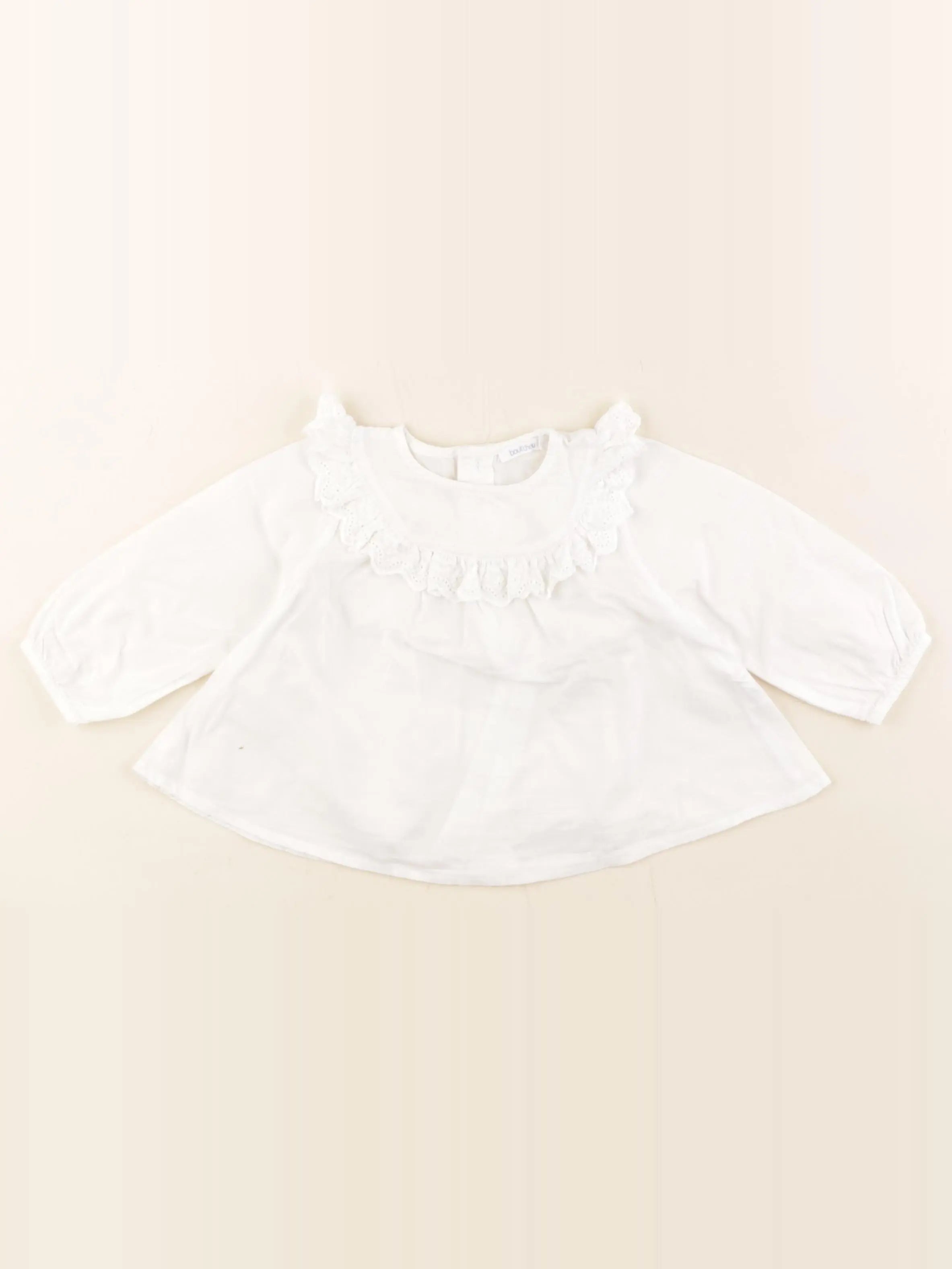 Boutchou - blouse blanc - 9 mois