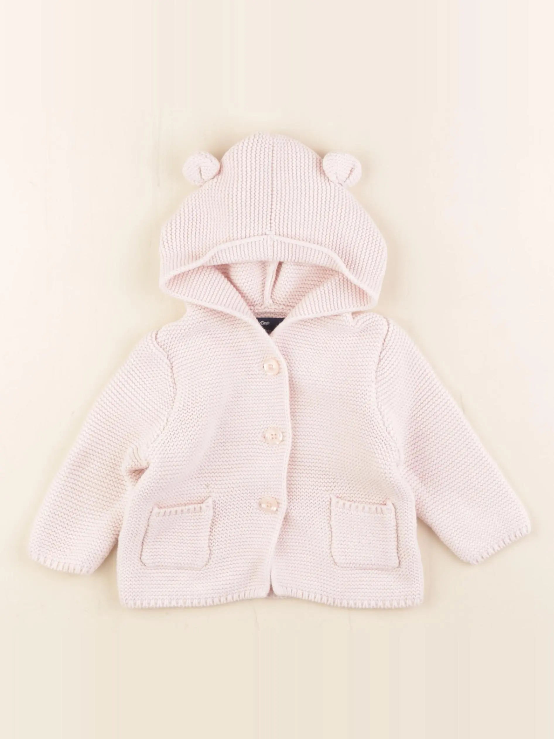 GAP - gilet rose - 3/6 mois