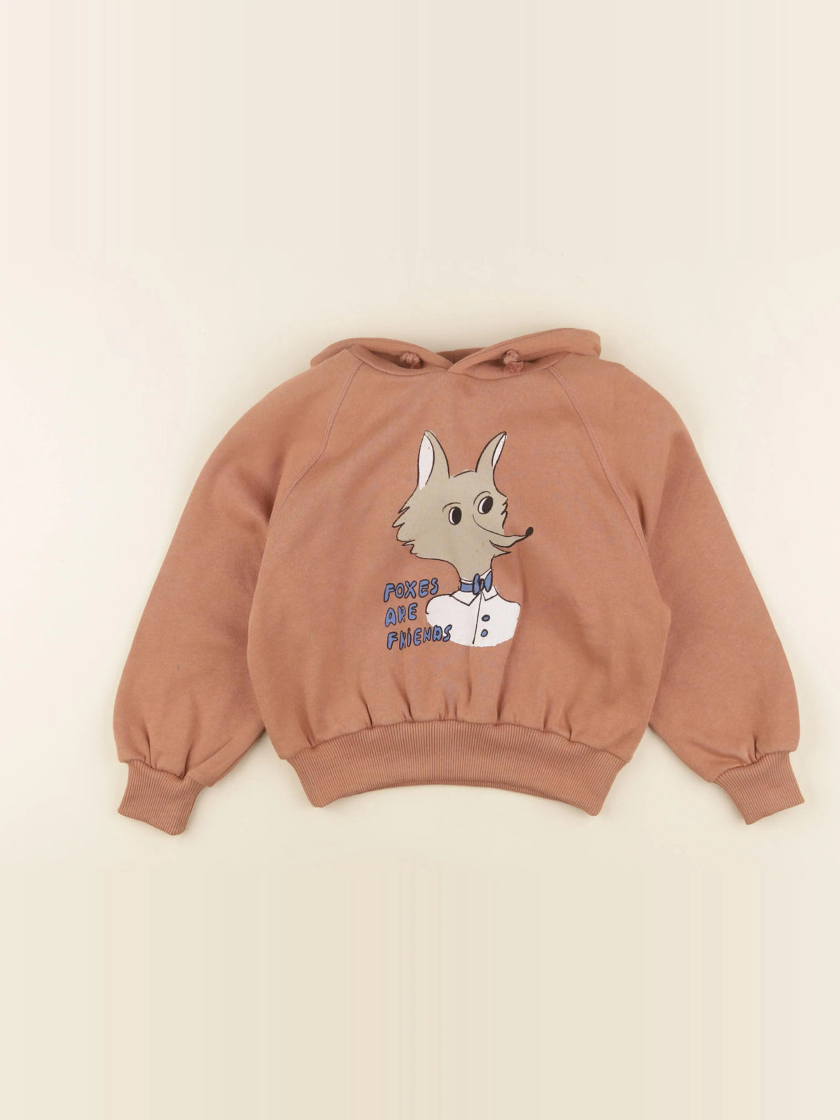 Sweat à capuche  marron