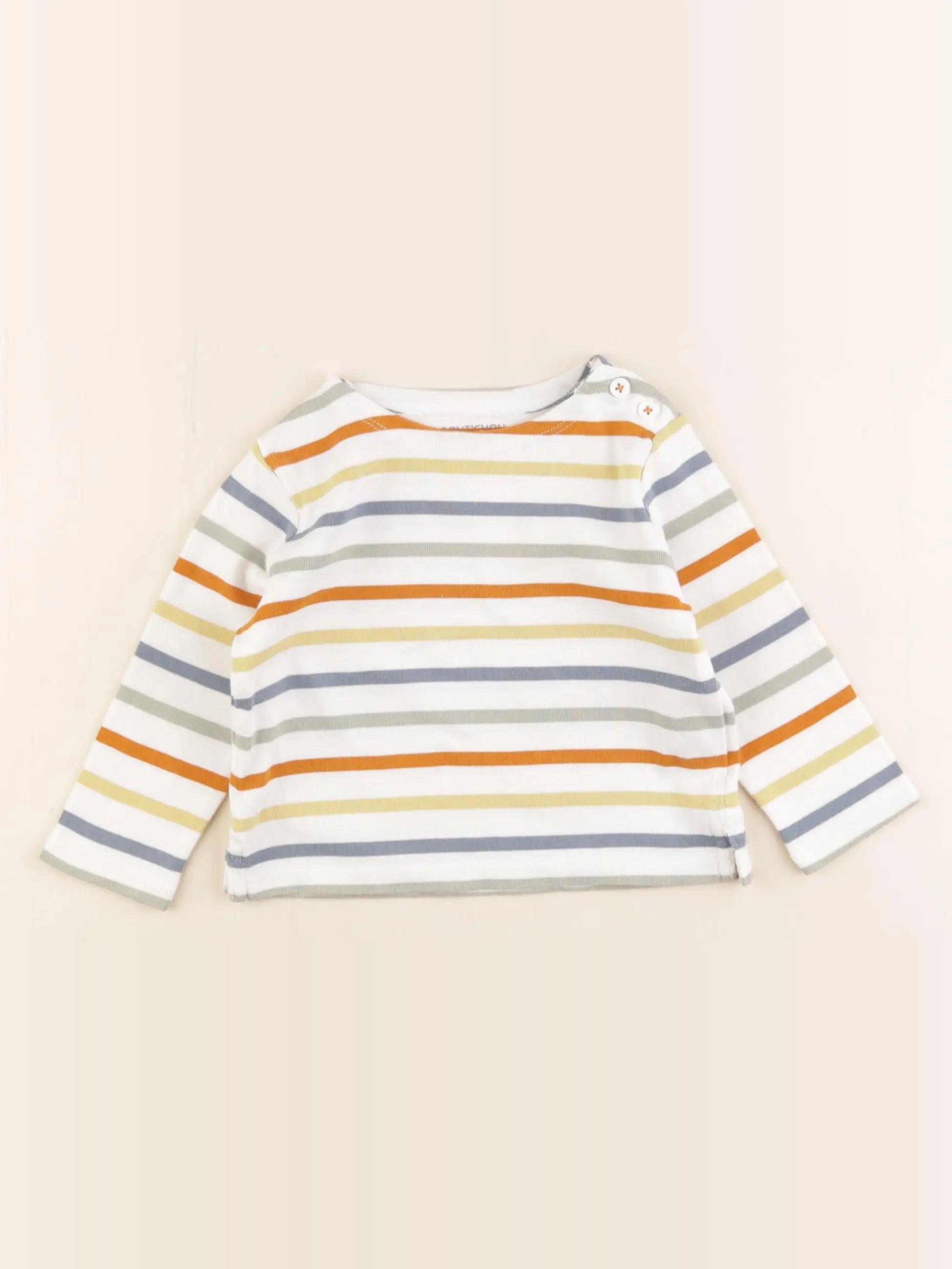 Boutchou - tee-shirt multicolore - 12 mois