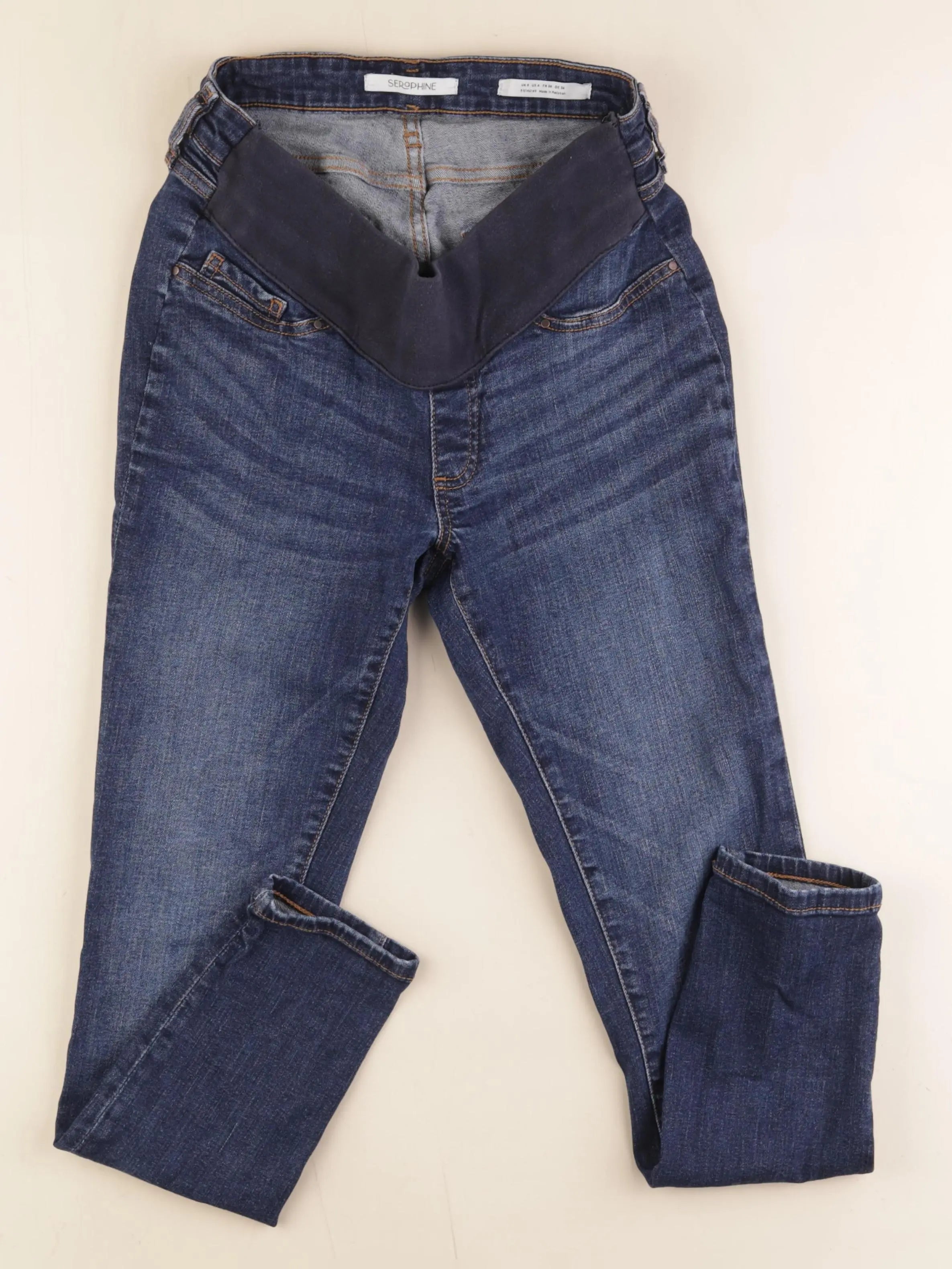 Seraphine - jean grossesse bleu - 38