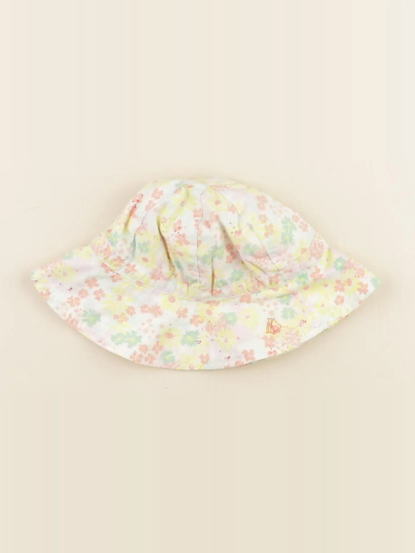 Petit Bateau - chapeau jaune, multicolore - 12/18 mois