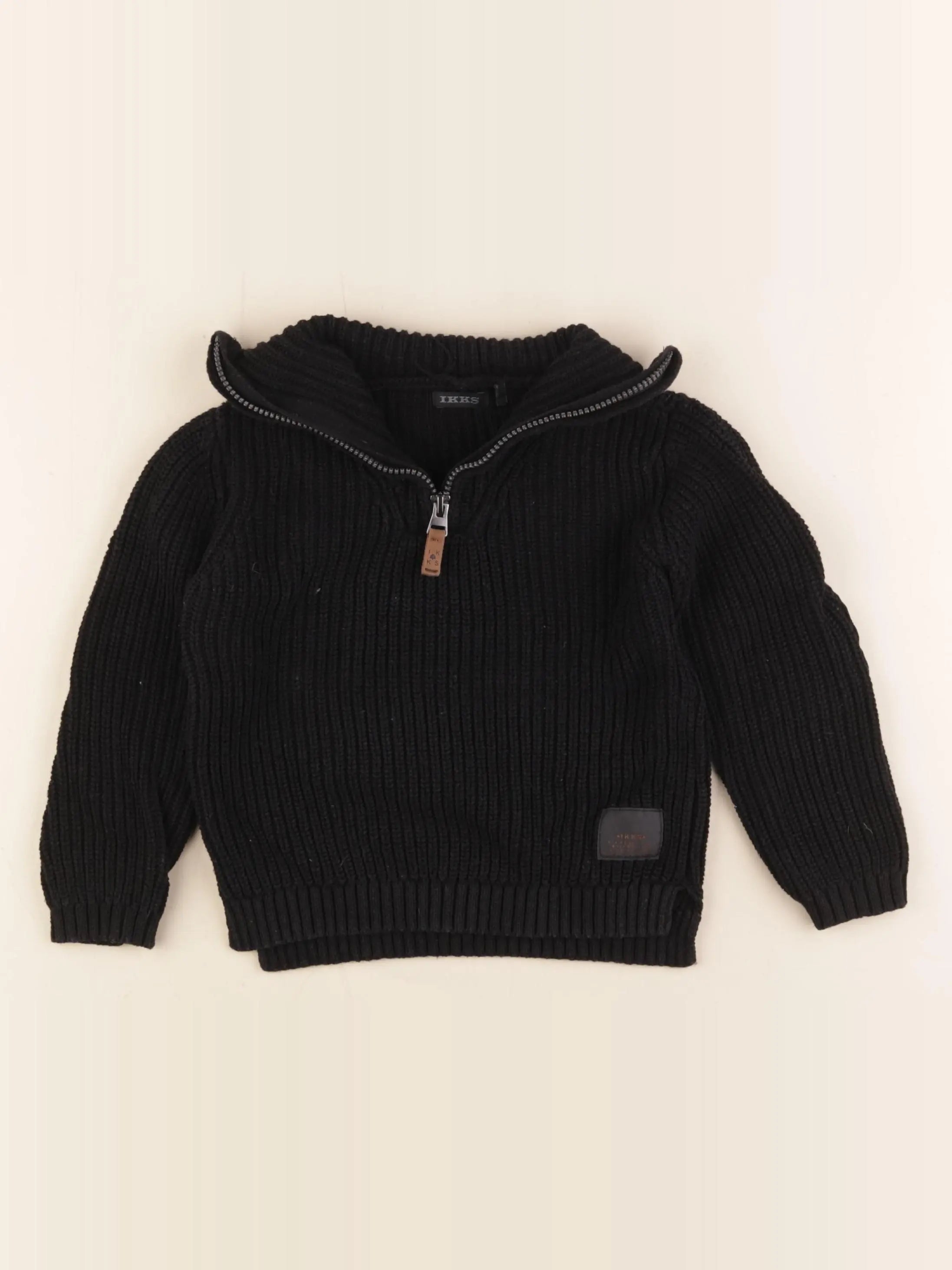 IKKS - pull noir - 3 ans