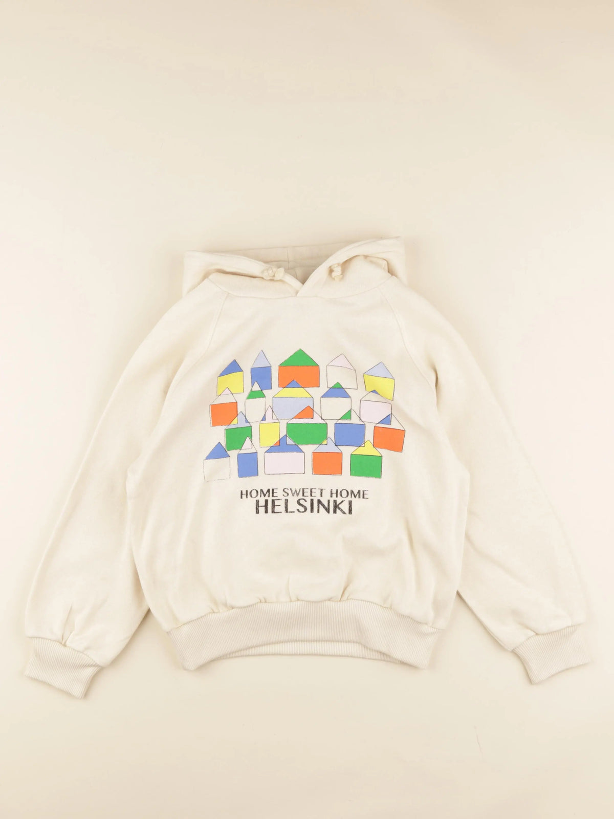 Sweat à capuche  beige