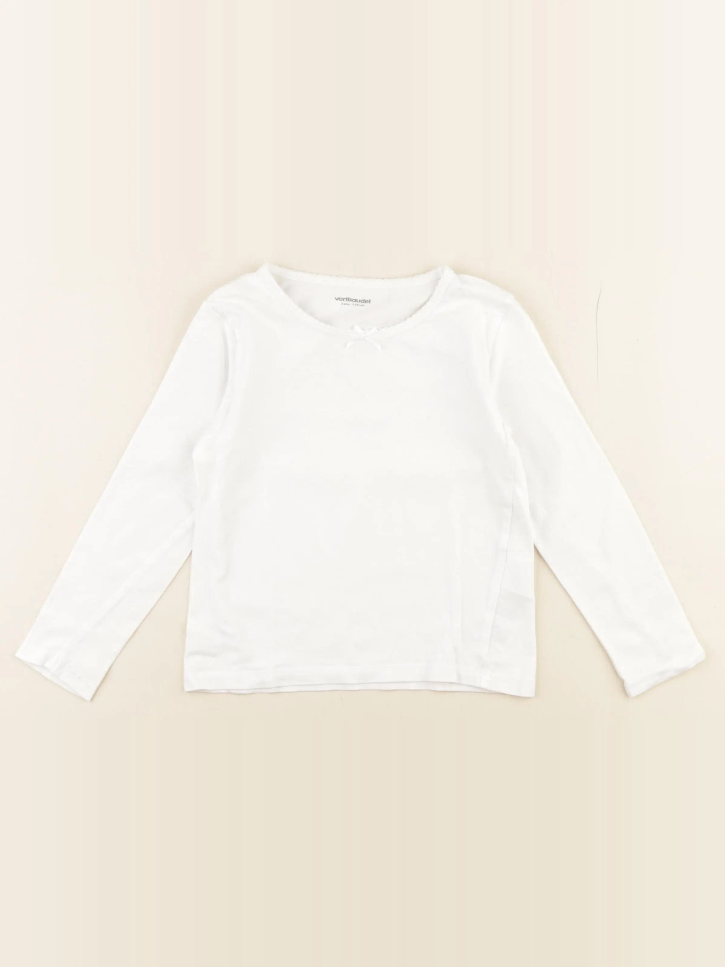 Vertbaudet - maillot de corps blanc - 5 ans