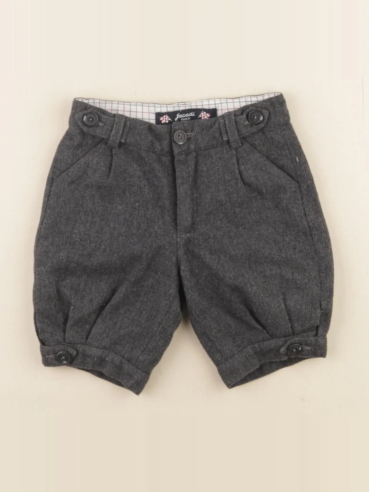 Jacadi - pantacourt gris - 12 mois