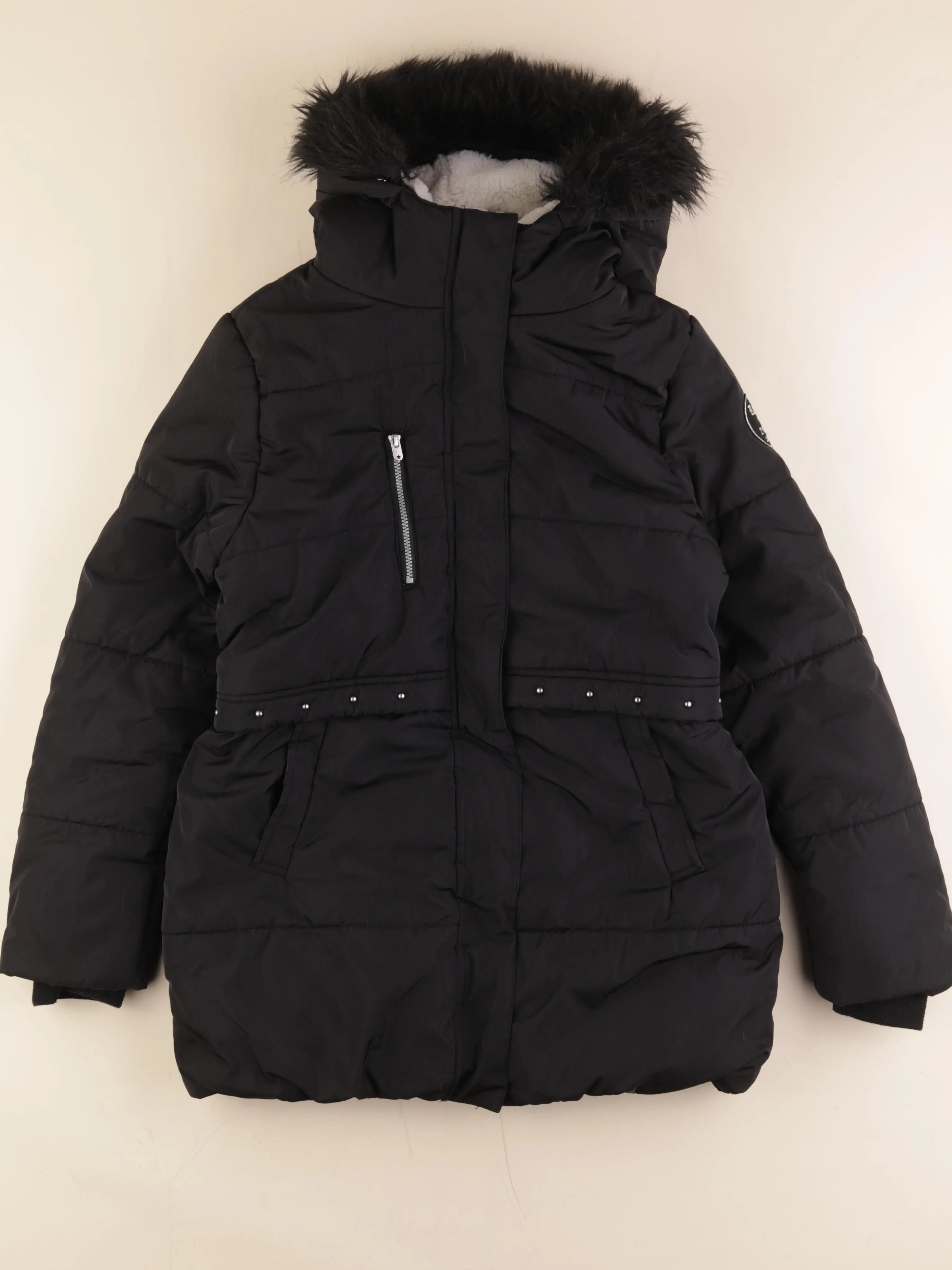 IKKS - parka noir - 12 ans
