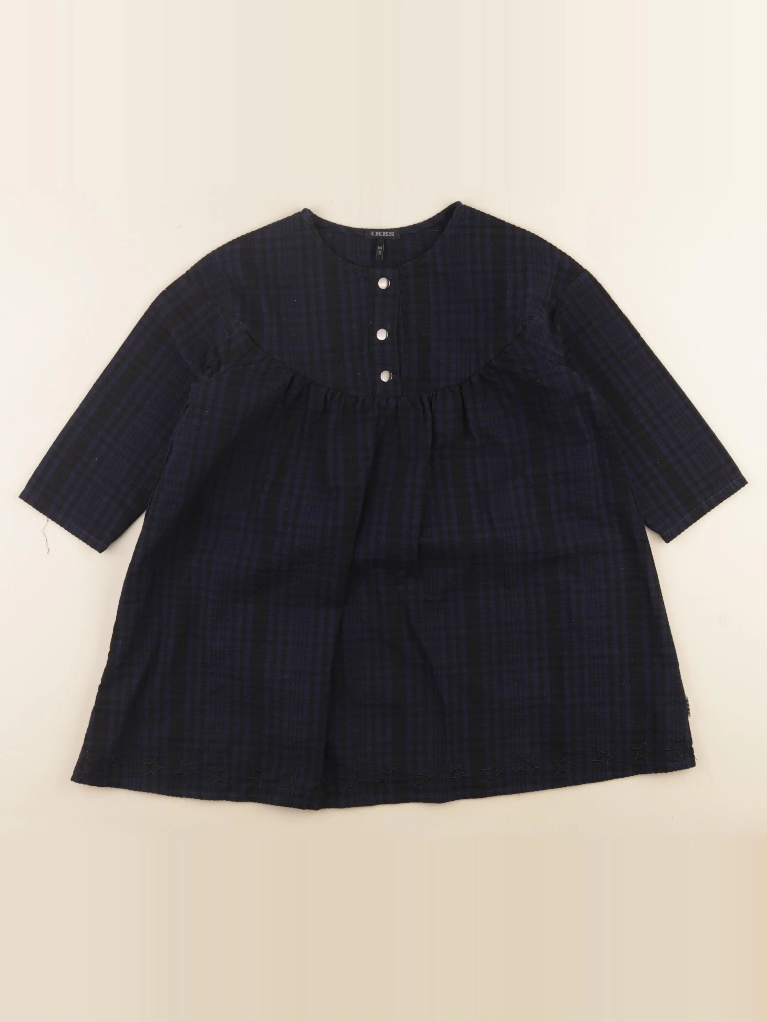 IKKS - robe bleu, noir - 6 ans