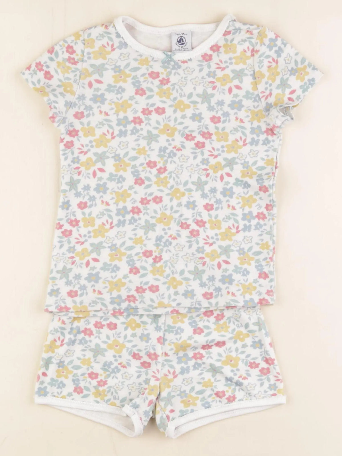 Petit Bateau - pyjama coton multicolore - 3 ans