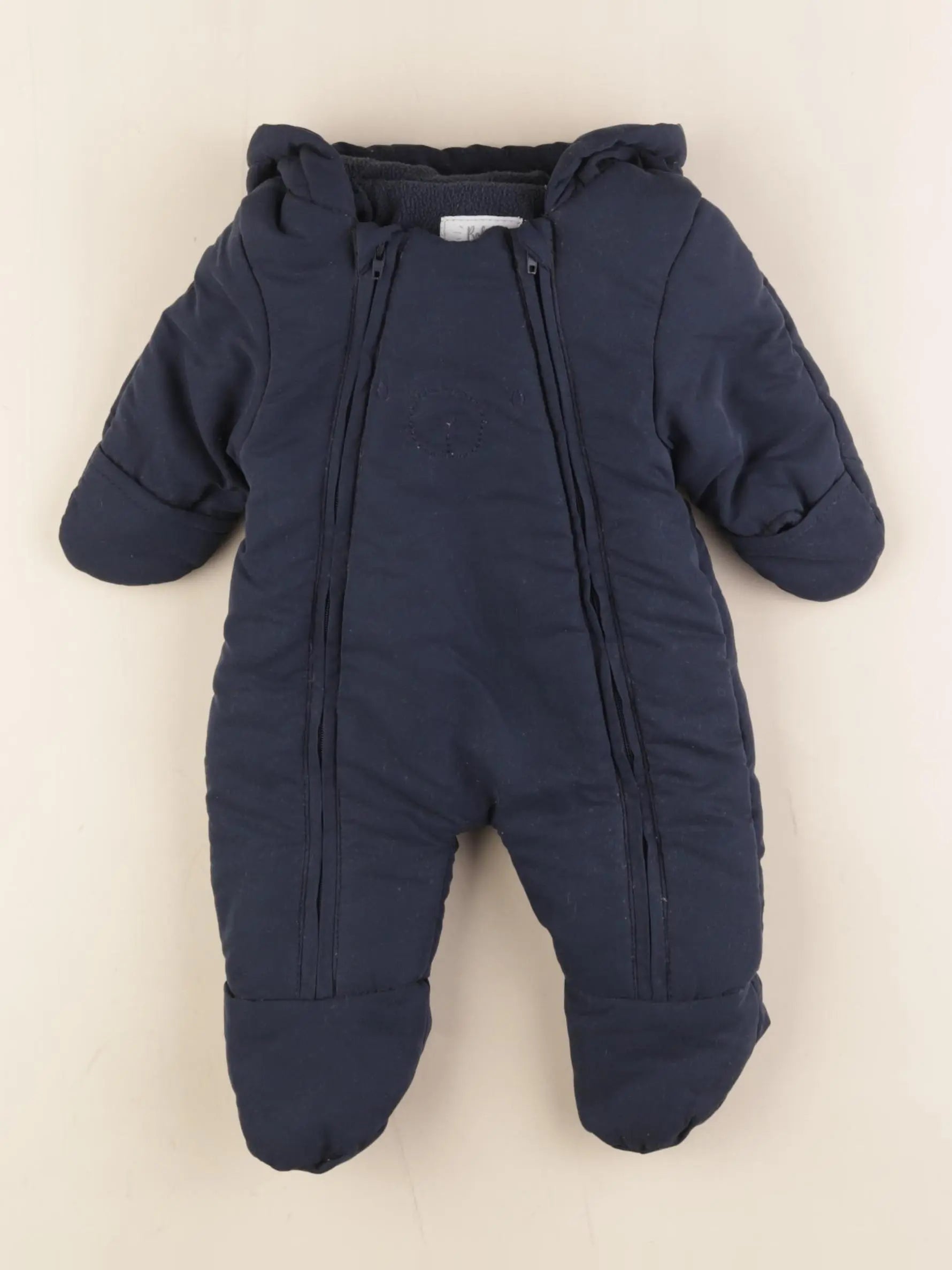 Vertbaudet - combi-pilote bleu - 0 mois