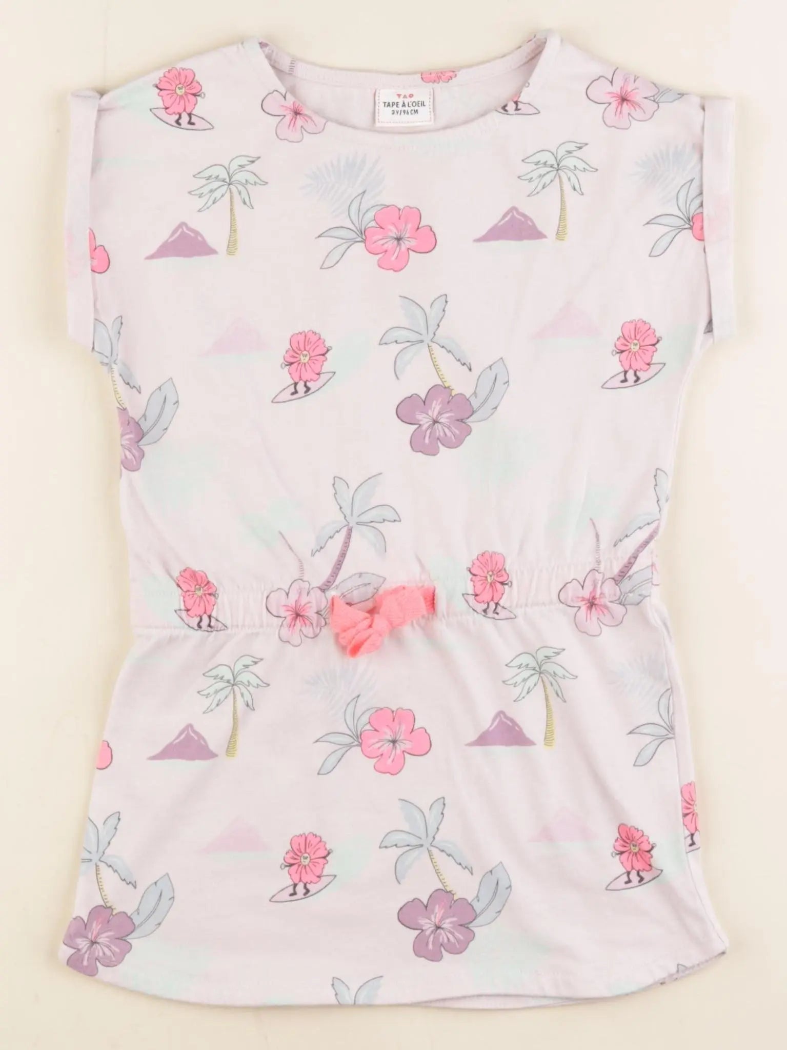 Tape à l'oeil - robe rose - 3 ans