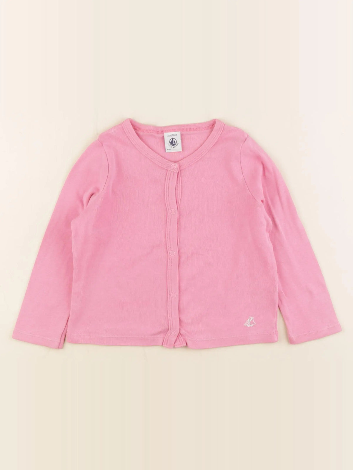 Petit Bateau - tee-shirt rose - 24 mois