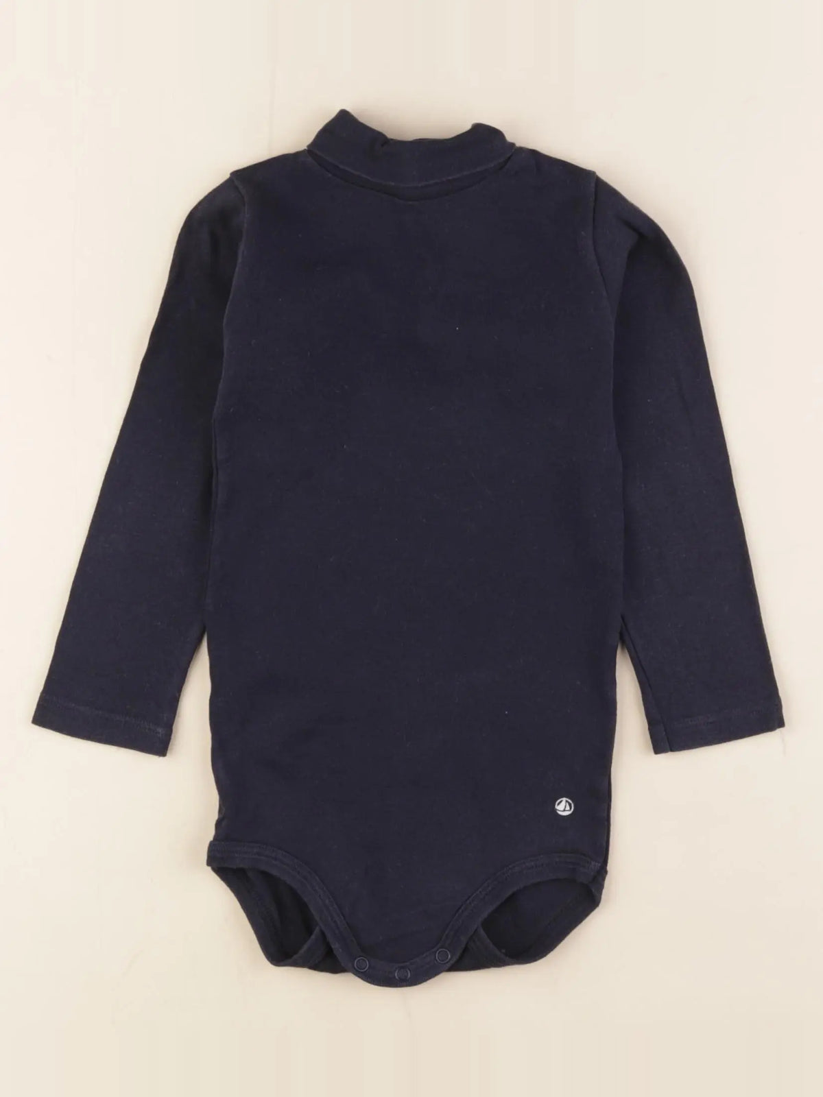 Petit Bateau - body à col bleu - 24 mois