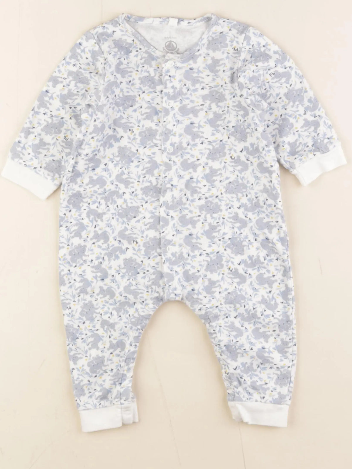 Petit Bateau - pyjama coton multicolore - 6 mois