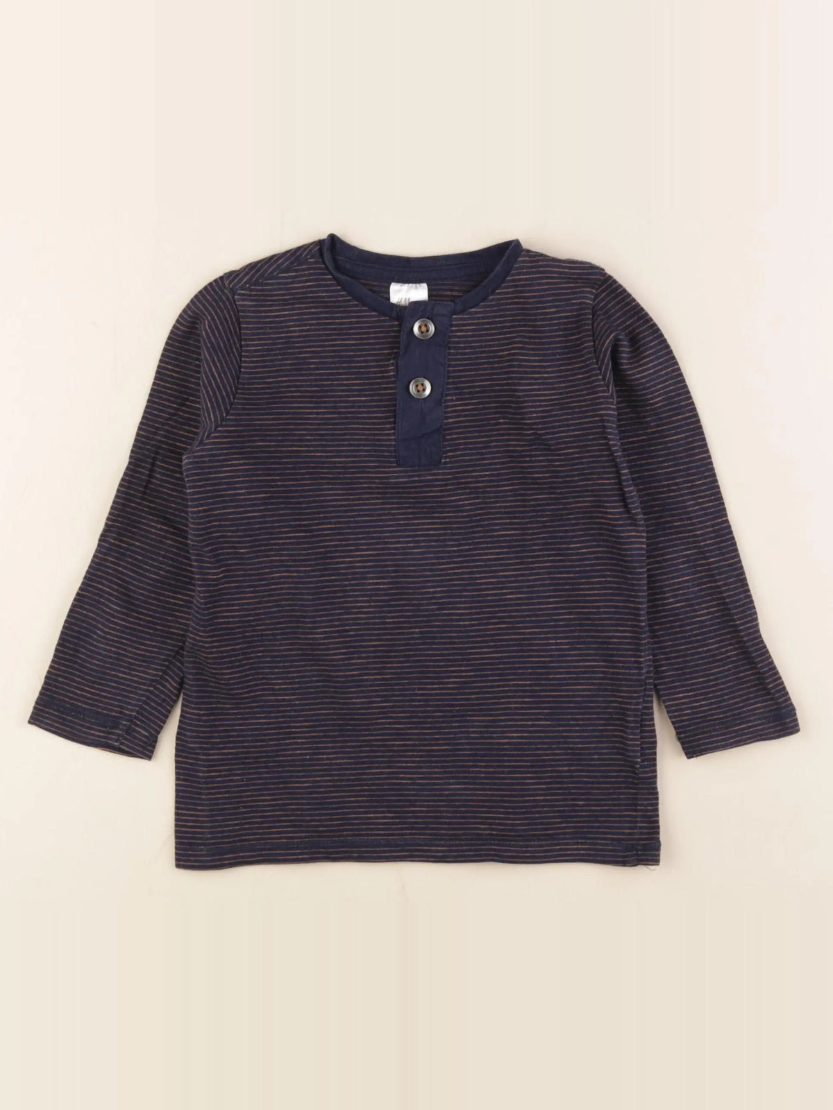 H&M - tee-shirt bleu - 18/24 mois