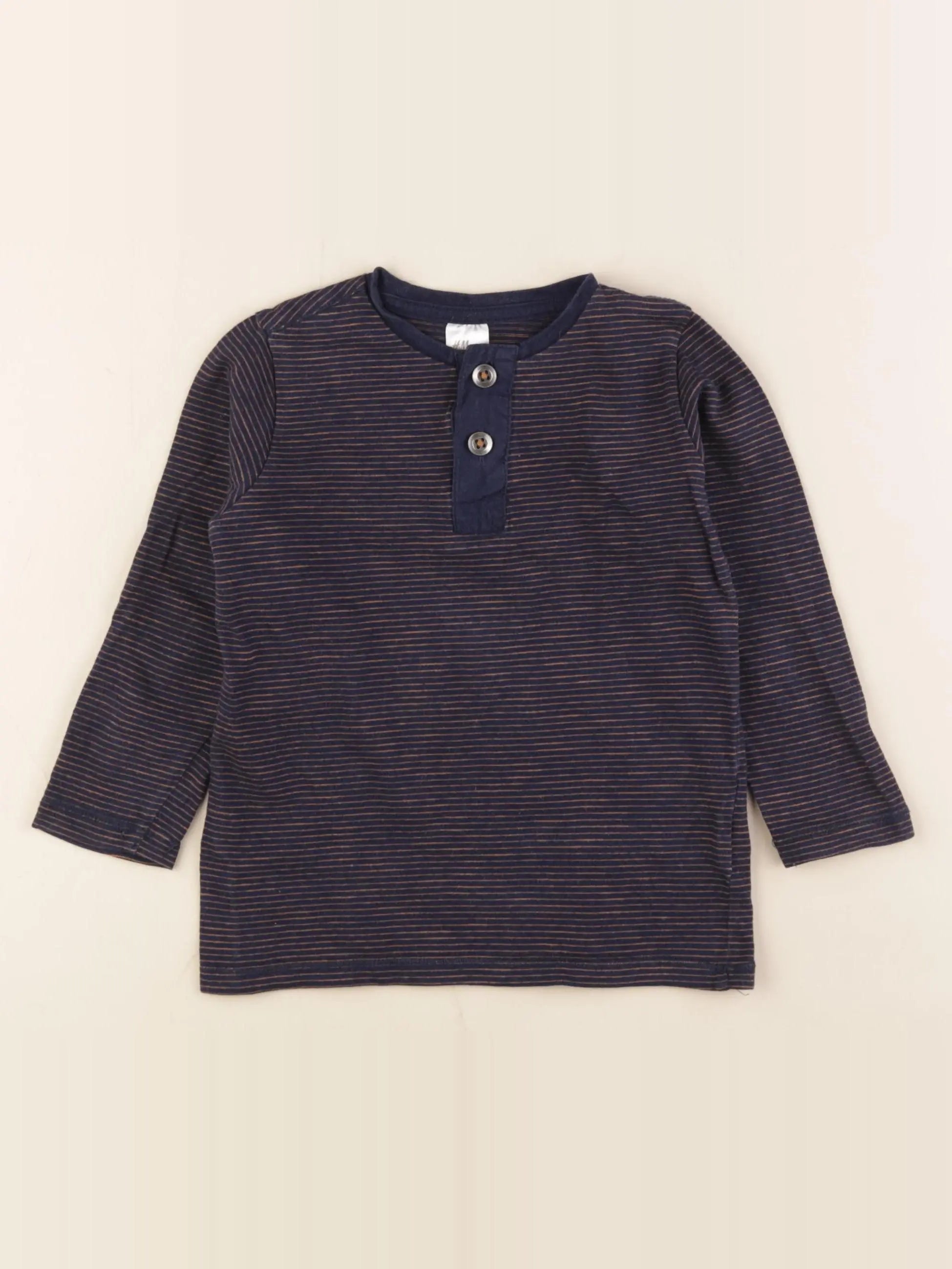 H&M - tee-shirt bleu - 18/24 mois