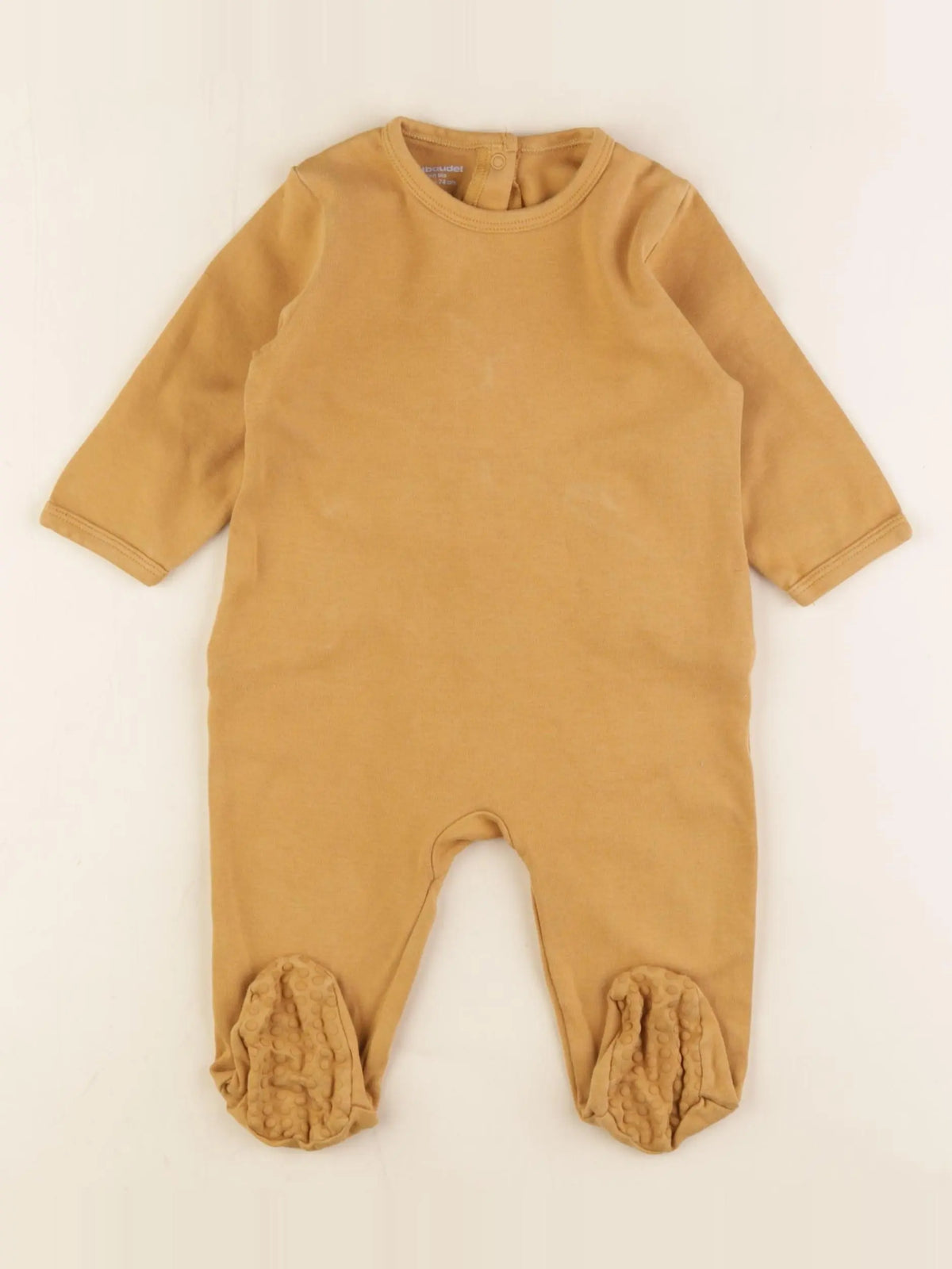 Vertbaudet - pyjama coton marron - 12 mois