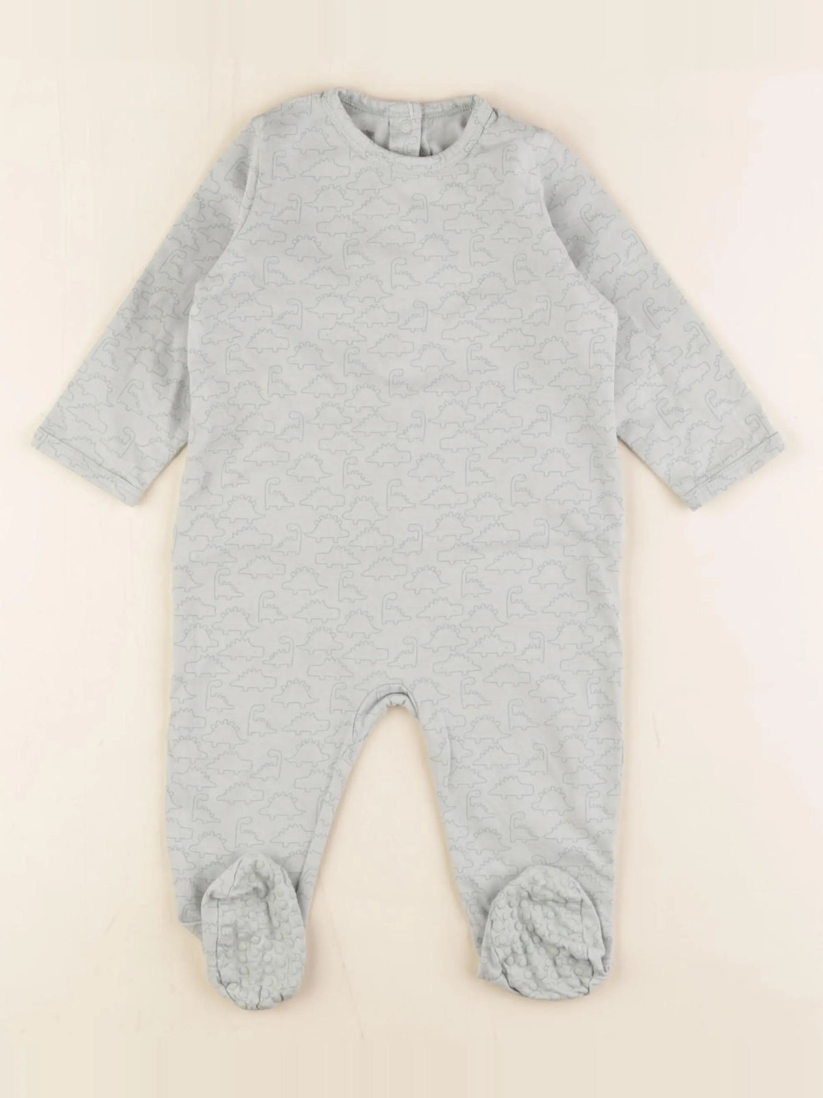 Vertbaudet - pyjama coton vert - 12 mois