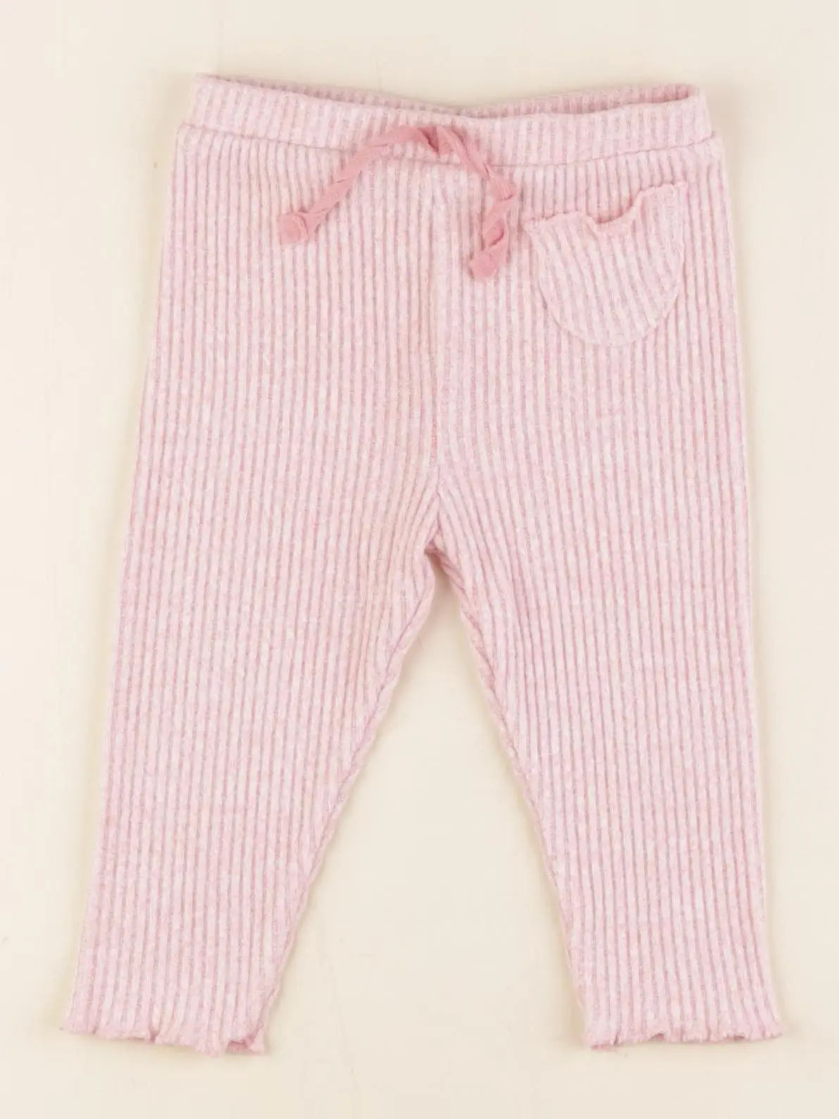 Zara - legging rose - 6/9 mois