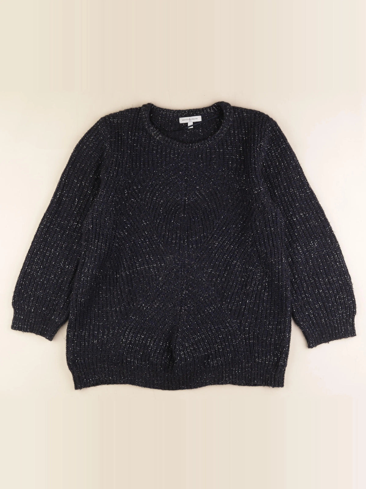 Envie de fraise - pull grossesse bleu - m