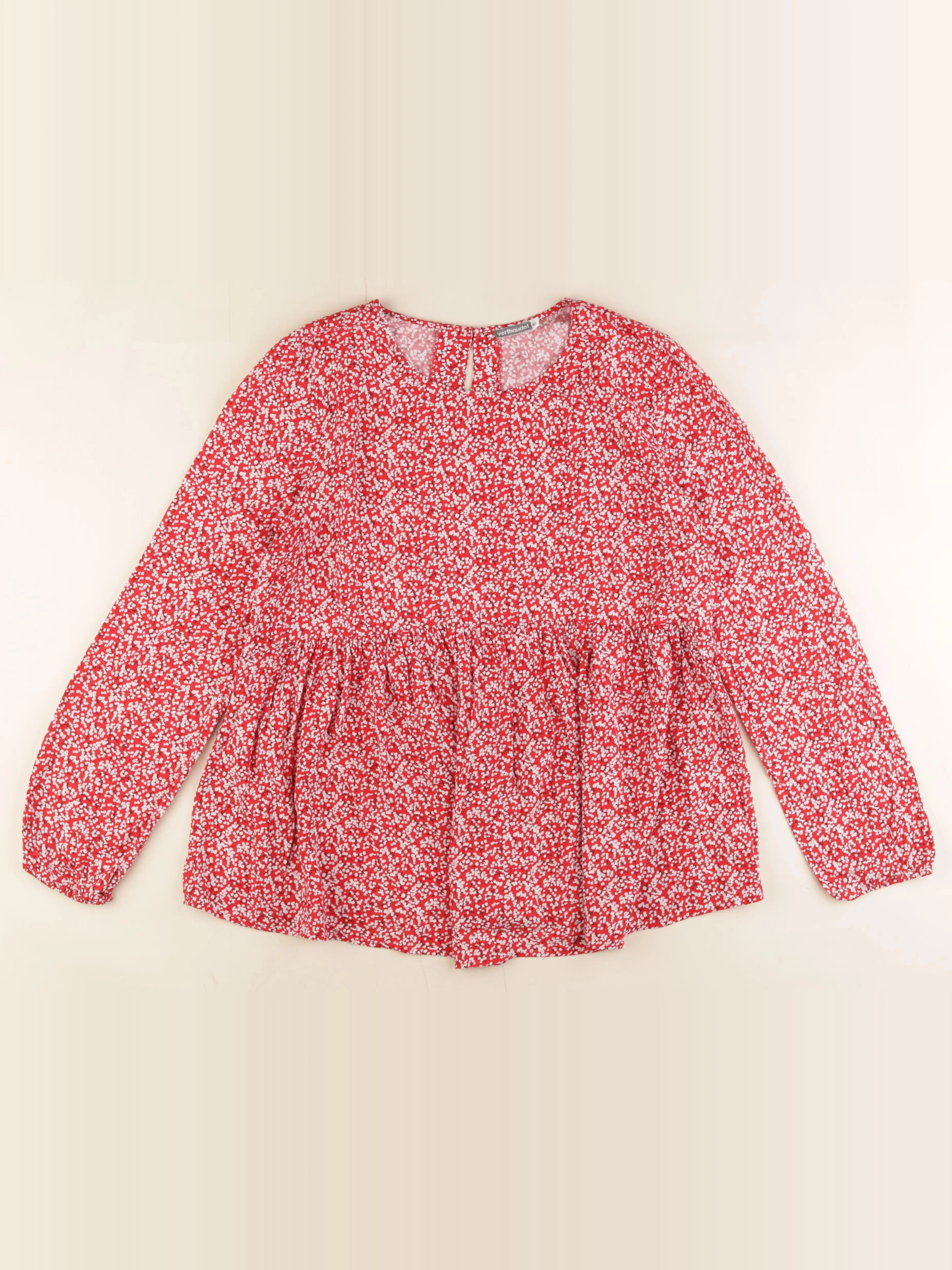 Vertbaudet - blouse grossesse rouge - 40