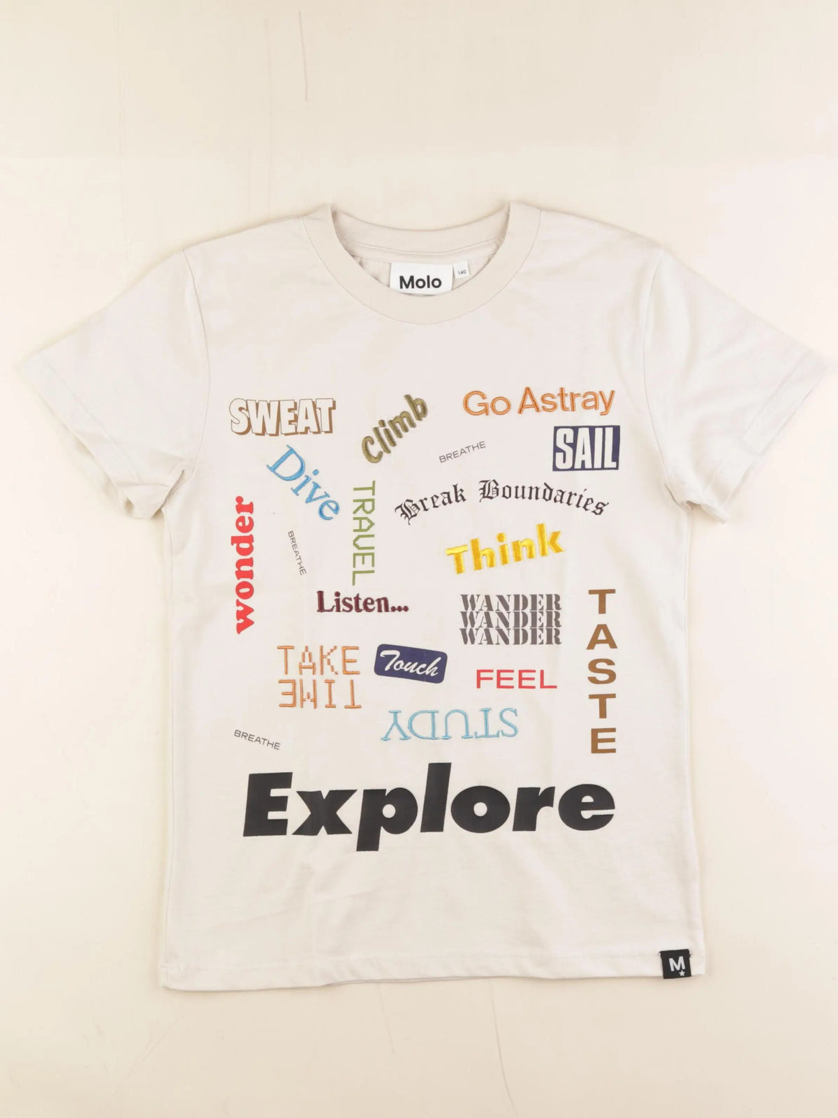 Molo - tee-shirt multicolore - 10 ans