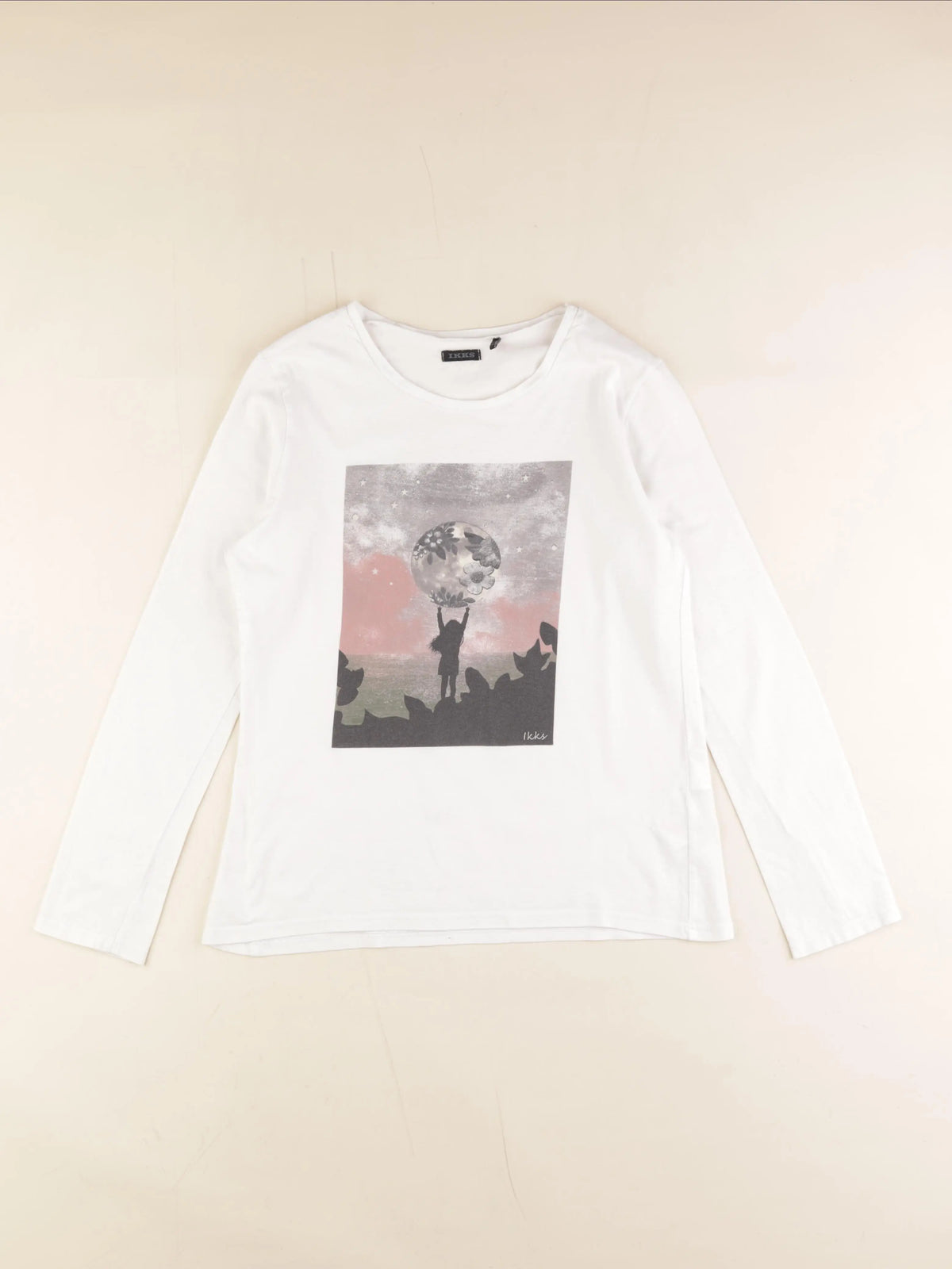 IKKS - tee-shirt blanc - 12 ans