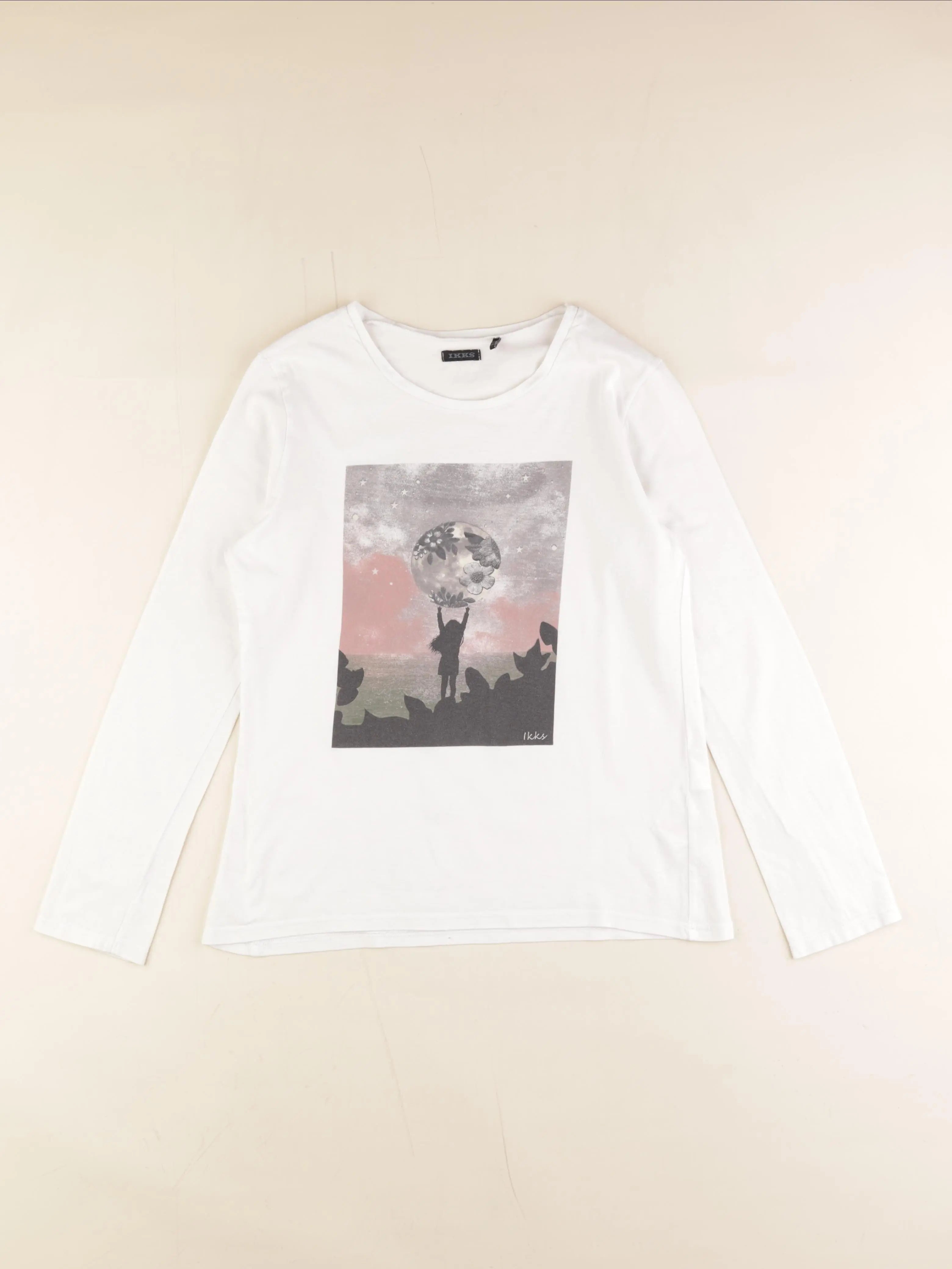 IKKS - tee-shirt blanc - 12 ans