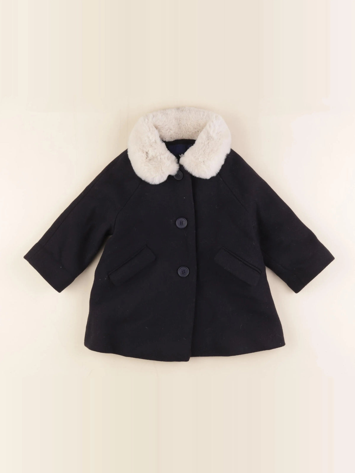 Jacadi - manteau bleu - 18 mois