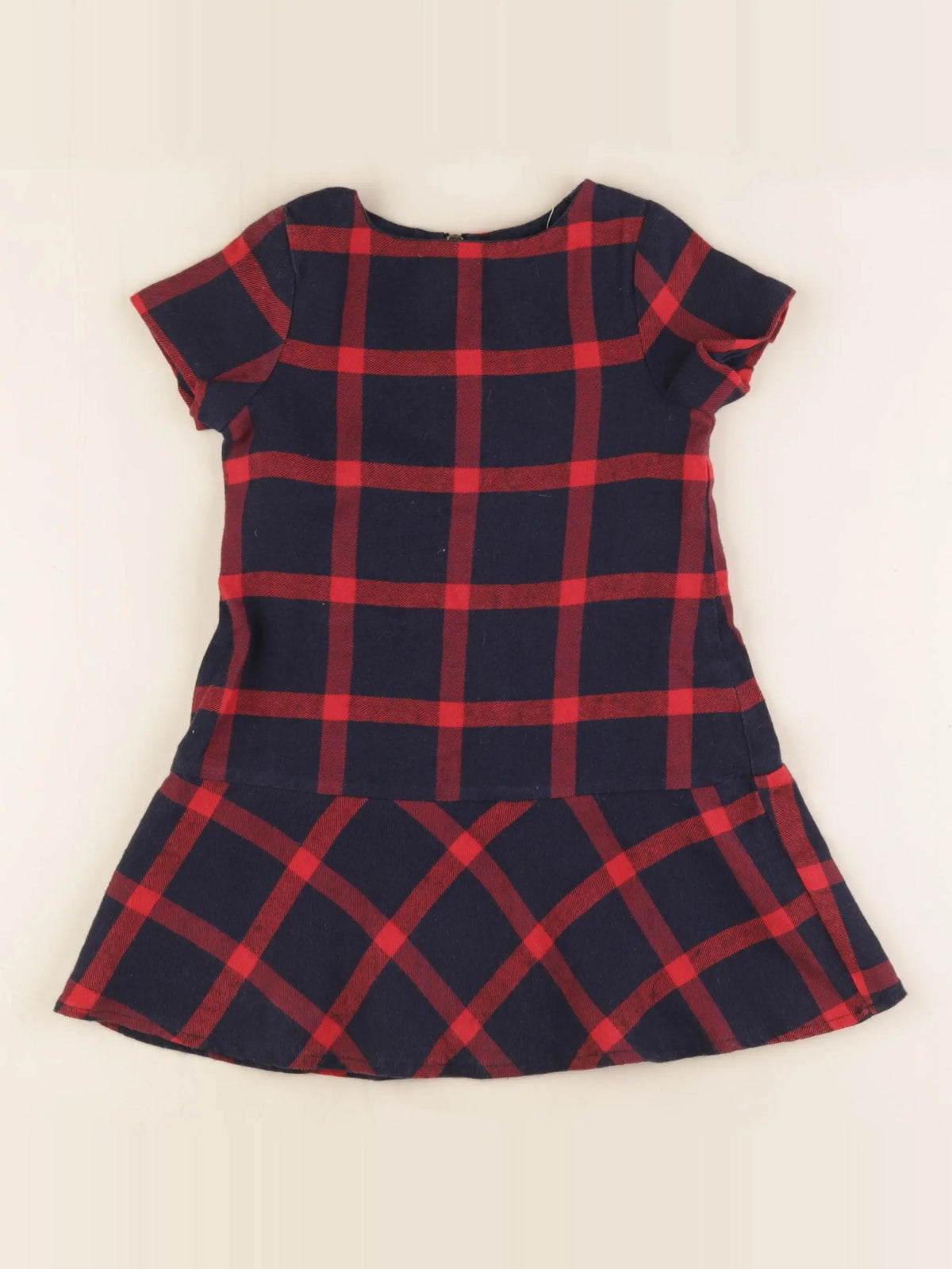 Jacadi - robe bleu, rouge - 3 ans