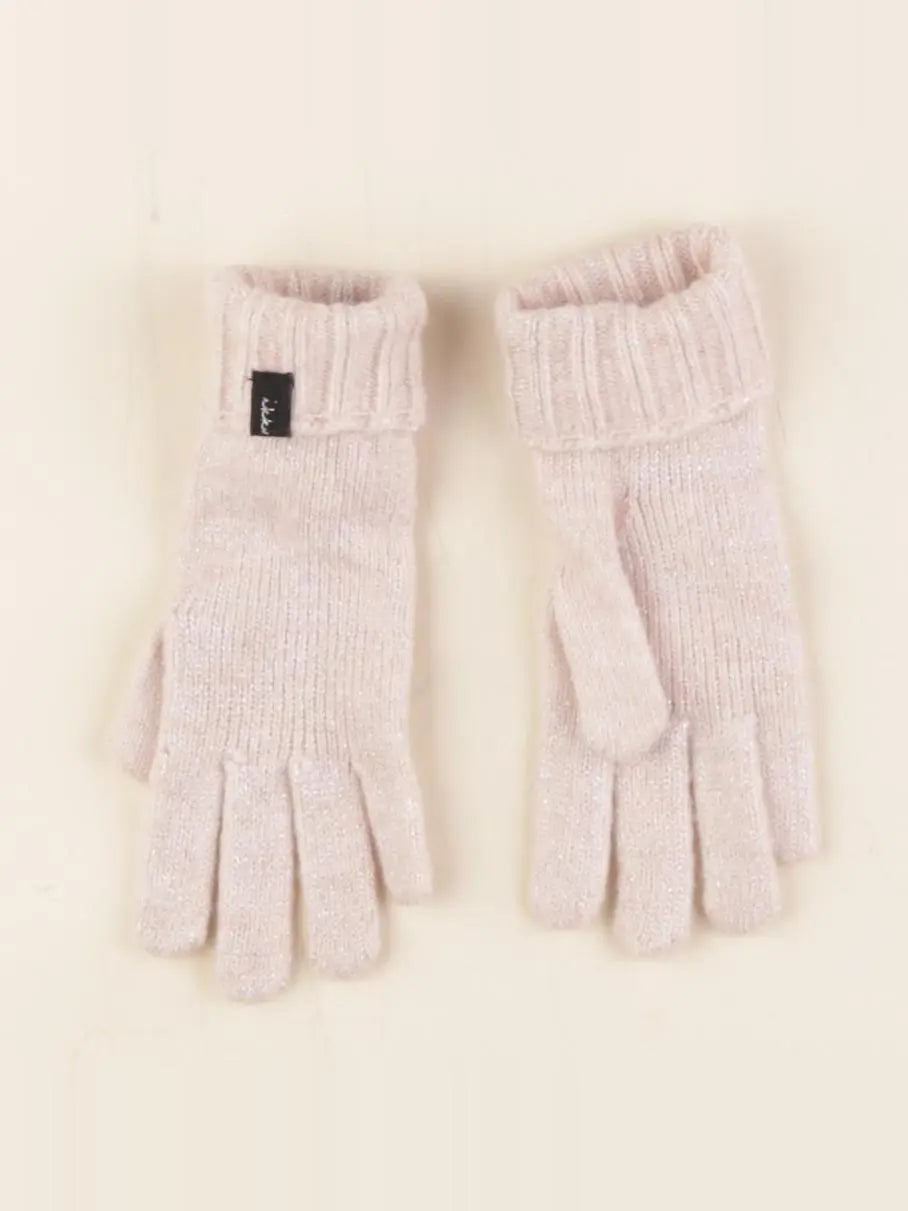IKKS - gants rose, argent - 2/4 ans