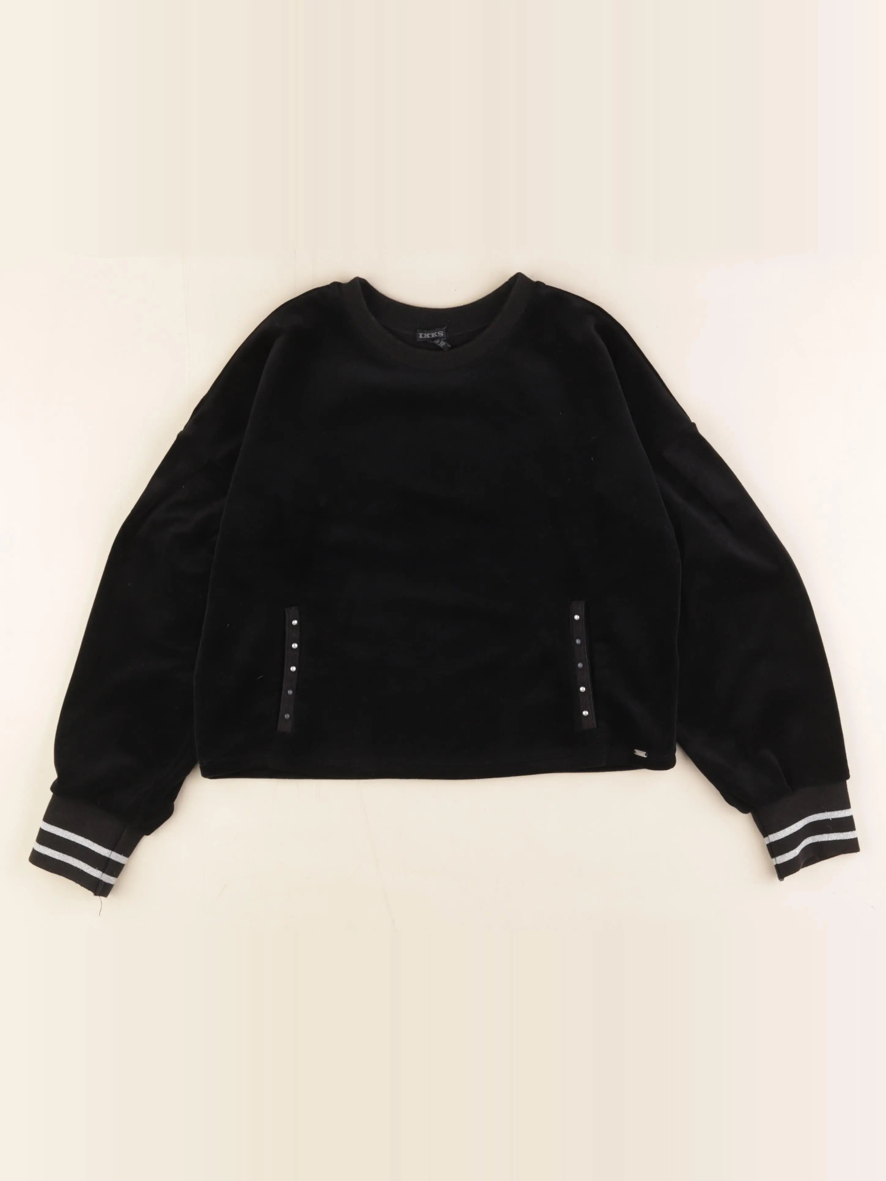 IKKS - sweat noir - 10 ans
