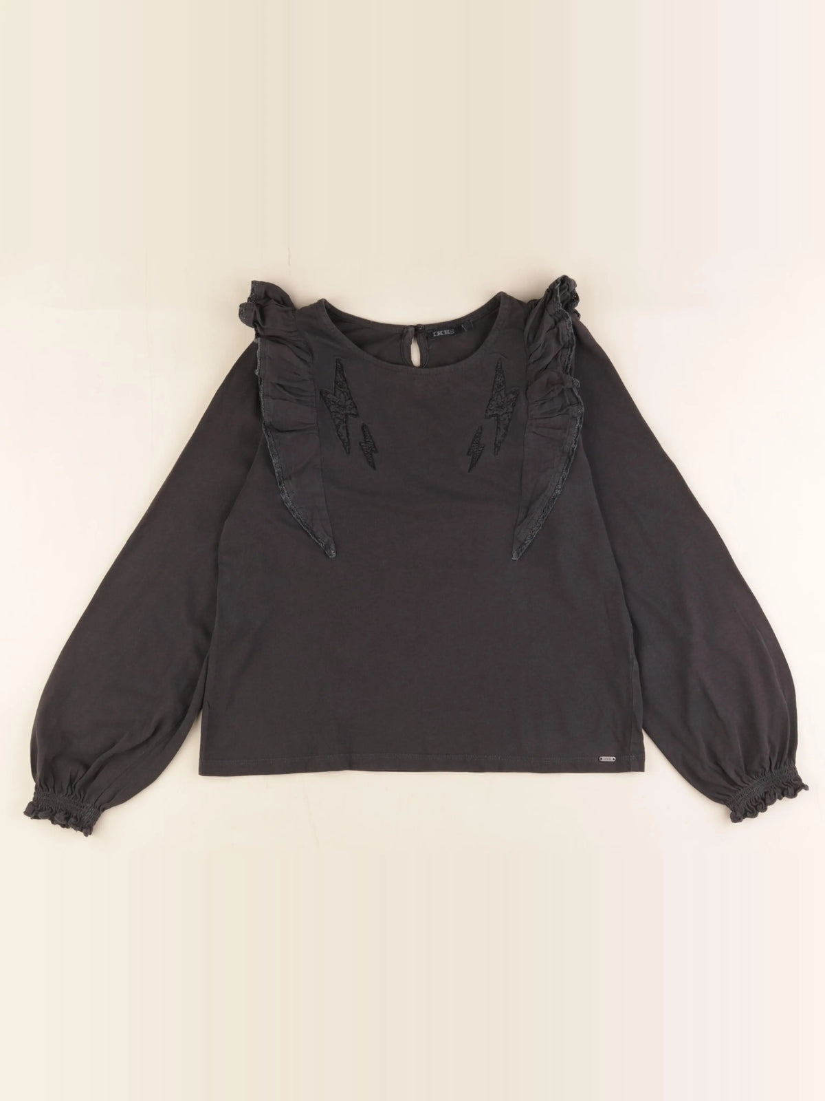 IKKS - tee-shirt gris - 10 ans