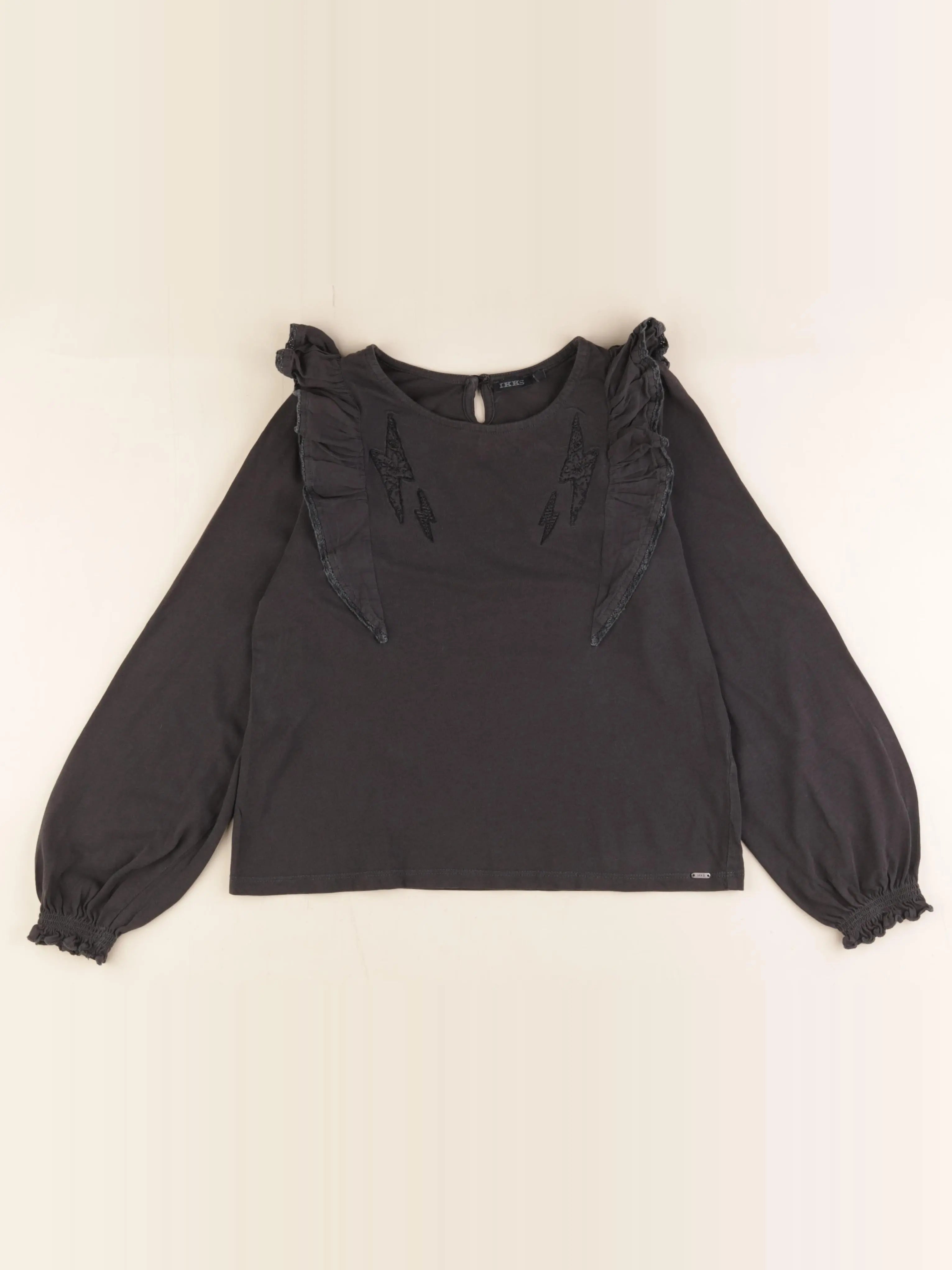 IKKS - tee-shirt gris - 10 ans