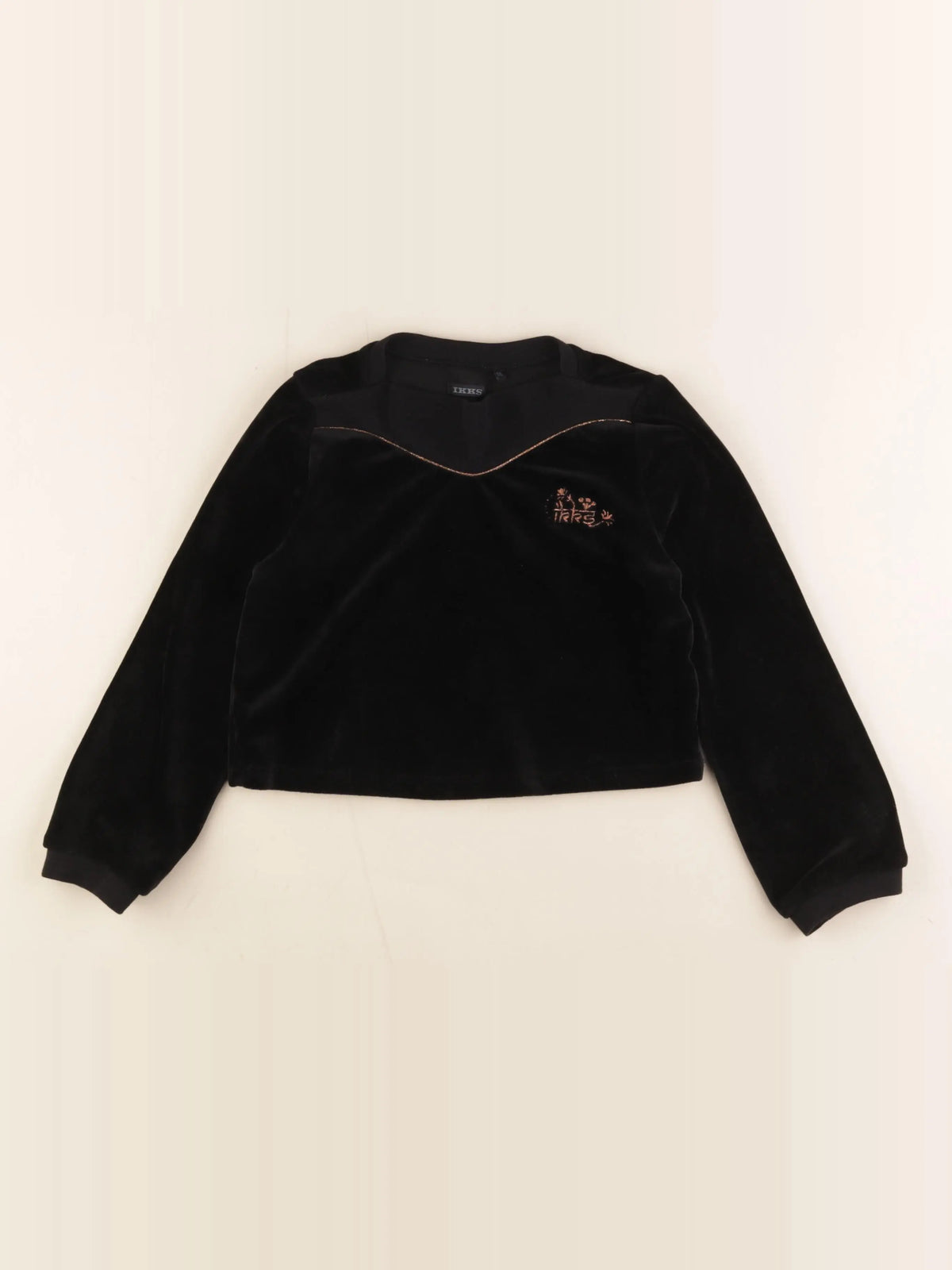 IKKS - sweat noir - 6 ans