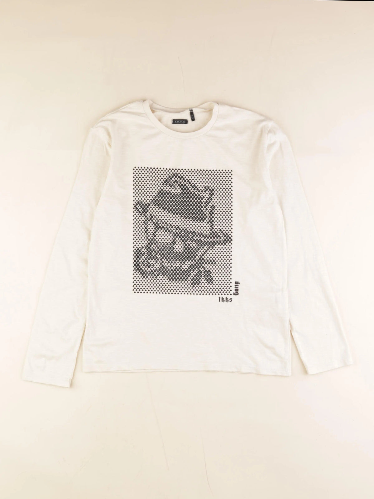 IKKS - tee-shirt beige - 12 ans