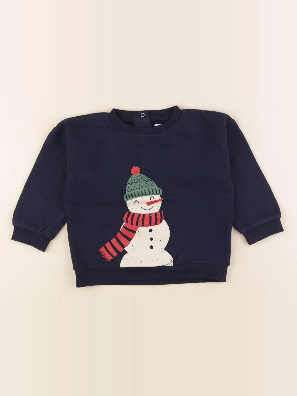 Vertbaudet - sweat bleu - 24 mois
