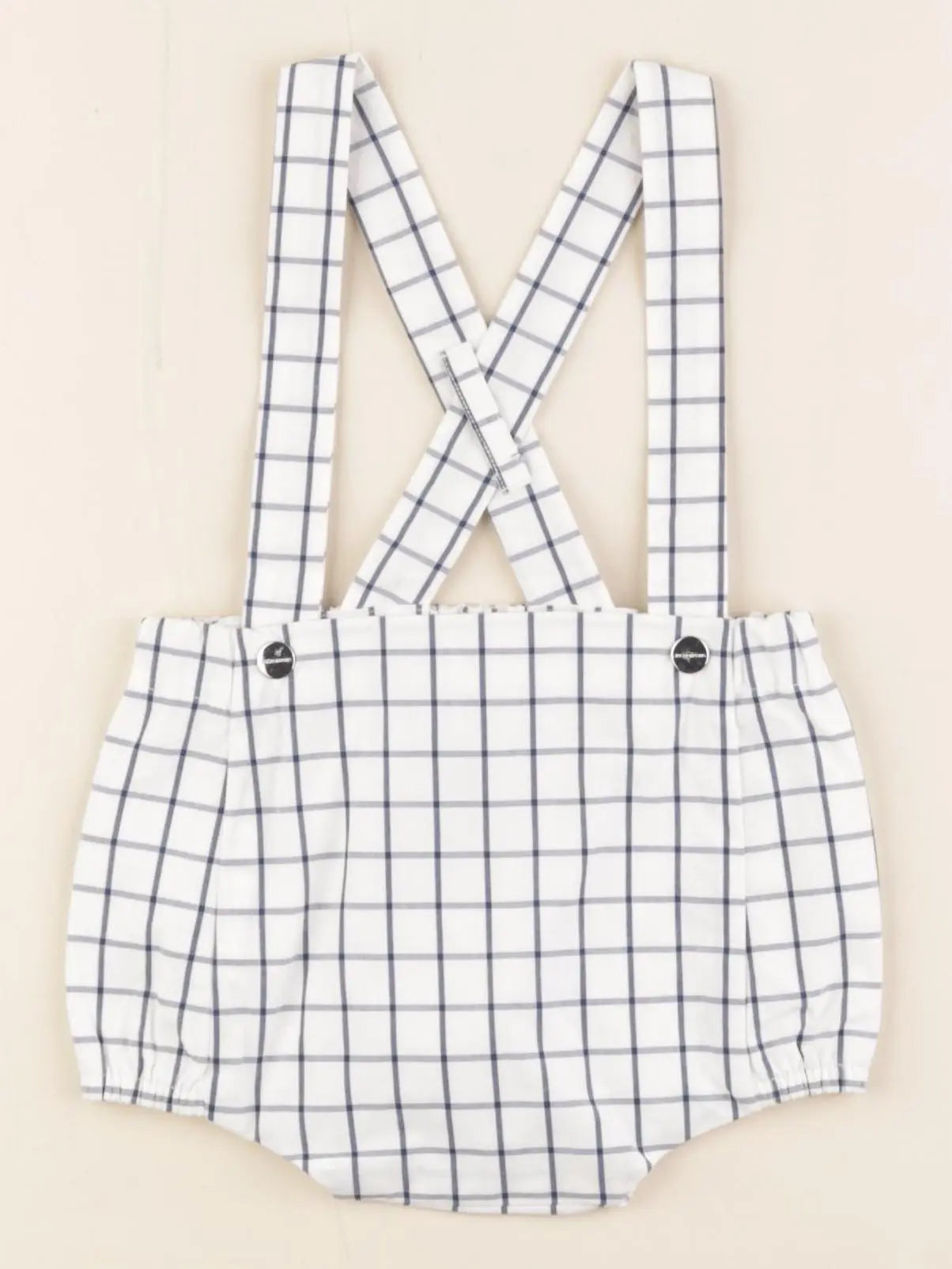 Jacadi - bloomer blanc, bleu - 6 mois